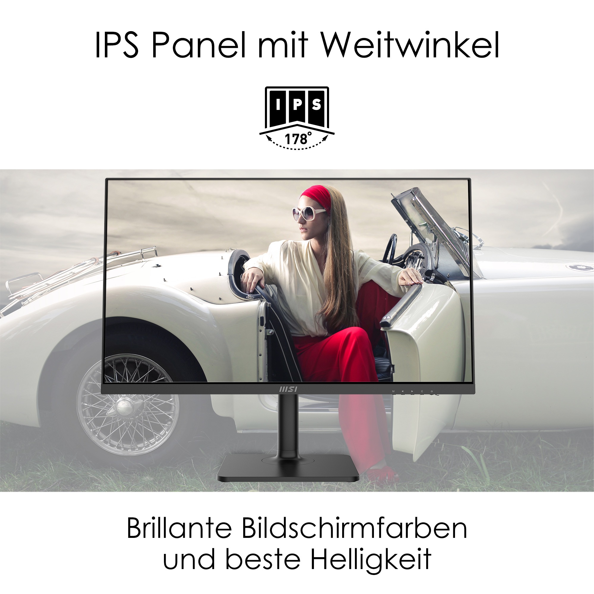 MSI Gaming-Monitor »Modern MD271P«, 69 cm/27 Zoll, 1920 x 1080 px, Full HD, 5 ms Reaktionszeit, 75 Hz, 3 Jahre Herstellergarantie, höhenverstellbar, USB-C