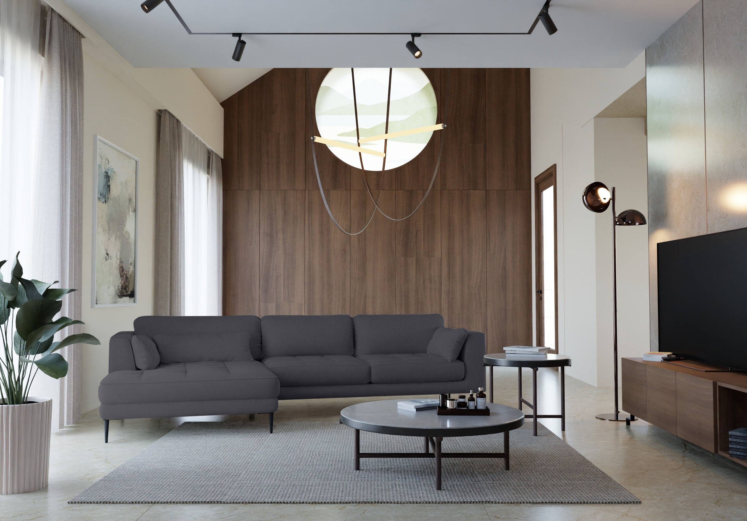 TRENDMANUFAKTUR Ecksofa »Luzi, wahlweise mit Schlaffunktion & Bettkasten. O günstig online kaufen