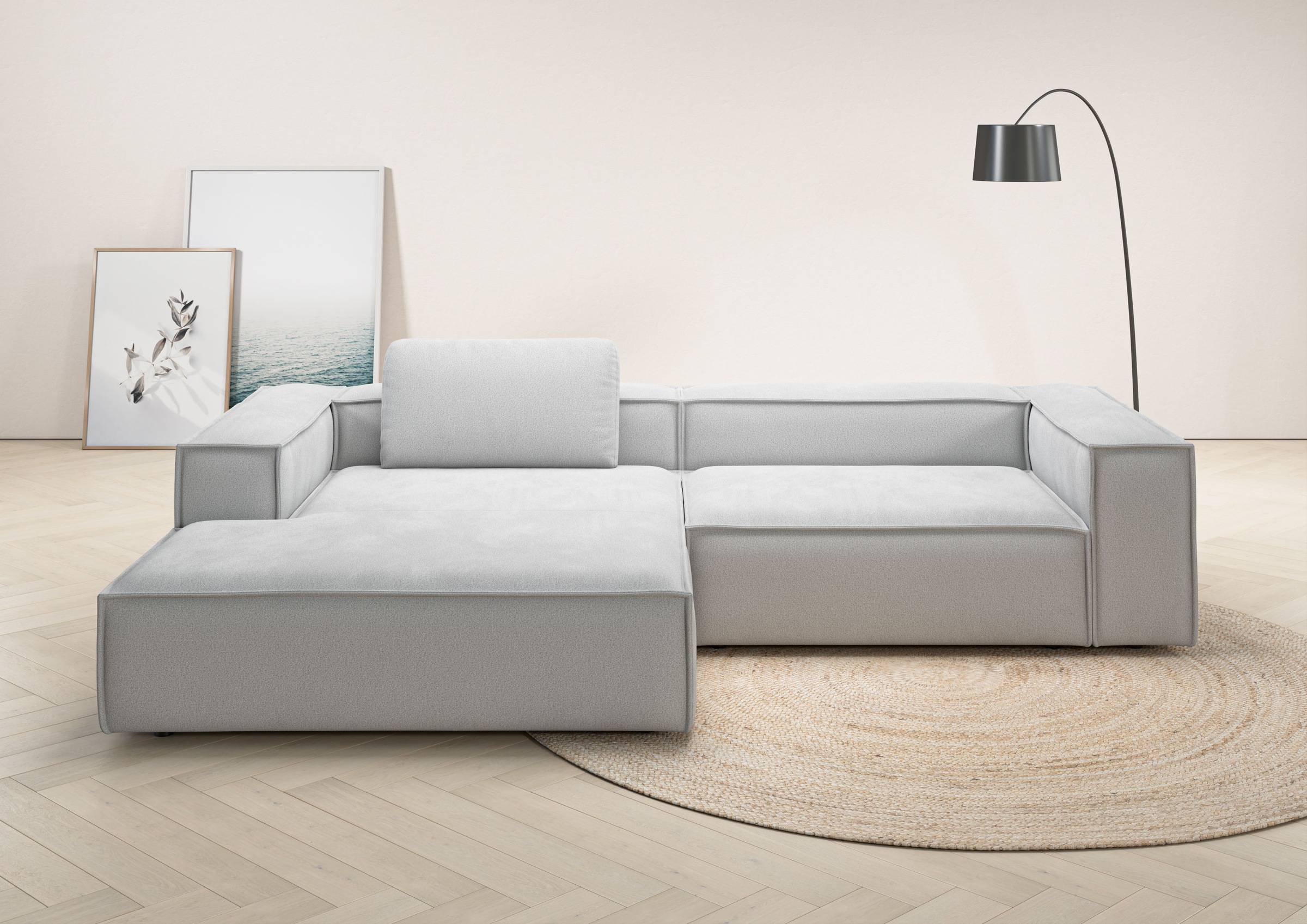 Places of Style Ecksofa »Watertown, modernes XXL L-Form, 306 cm breit«, Gro günstig online kaufen
