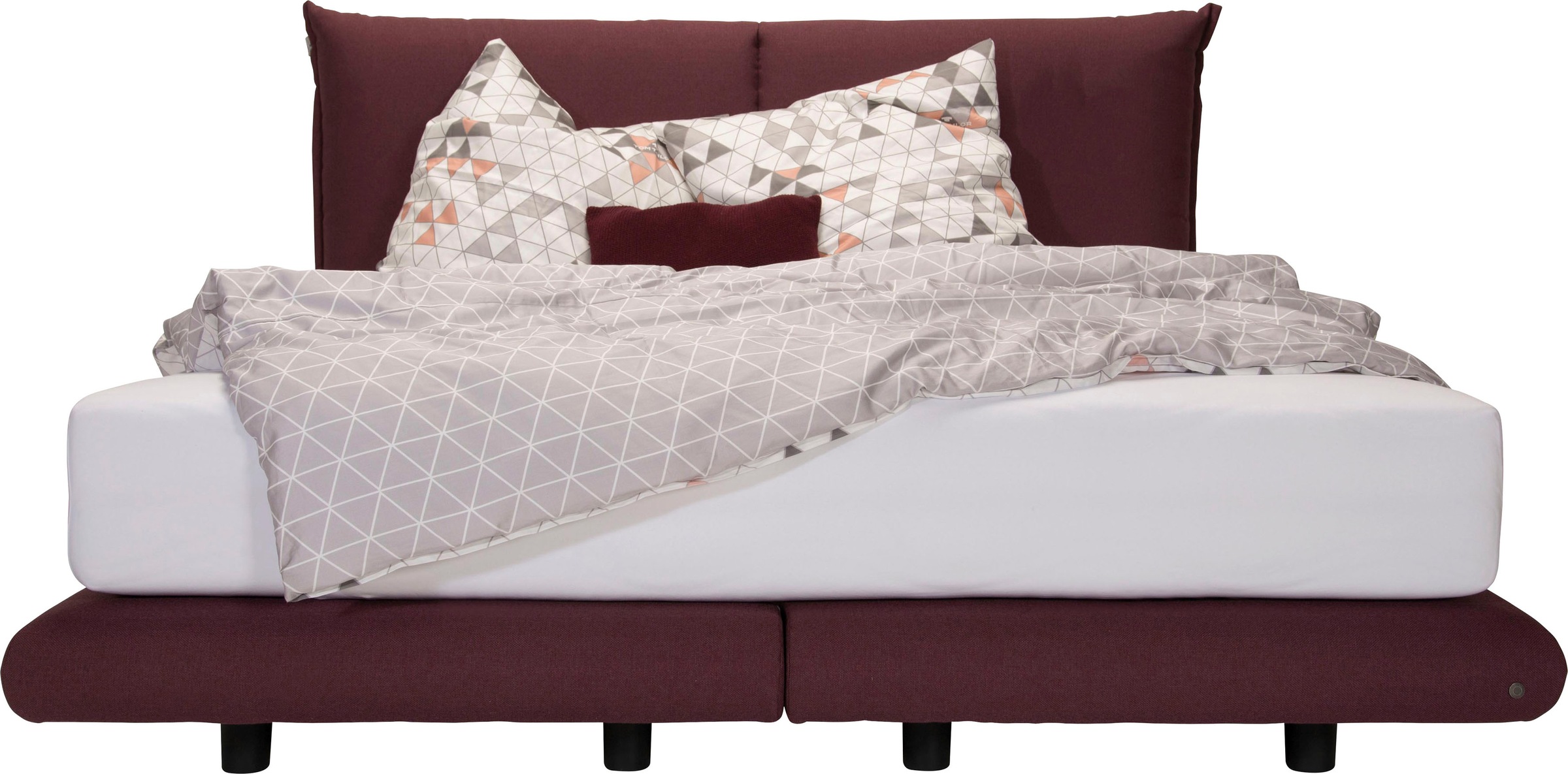 3. Bild von TOM TAILOR HOME Boxspringbett »SOHO PILLOW BOX«, in Schwebeoptik, Kopfteil in Kissenform, Höhe 120 cm