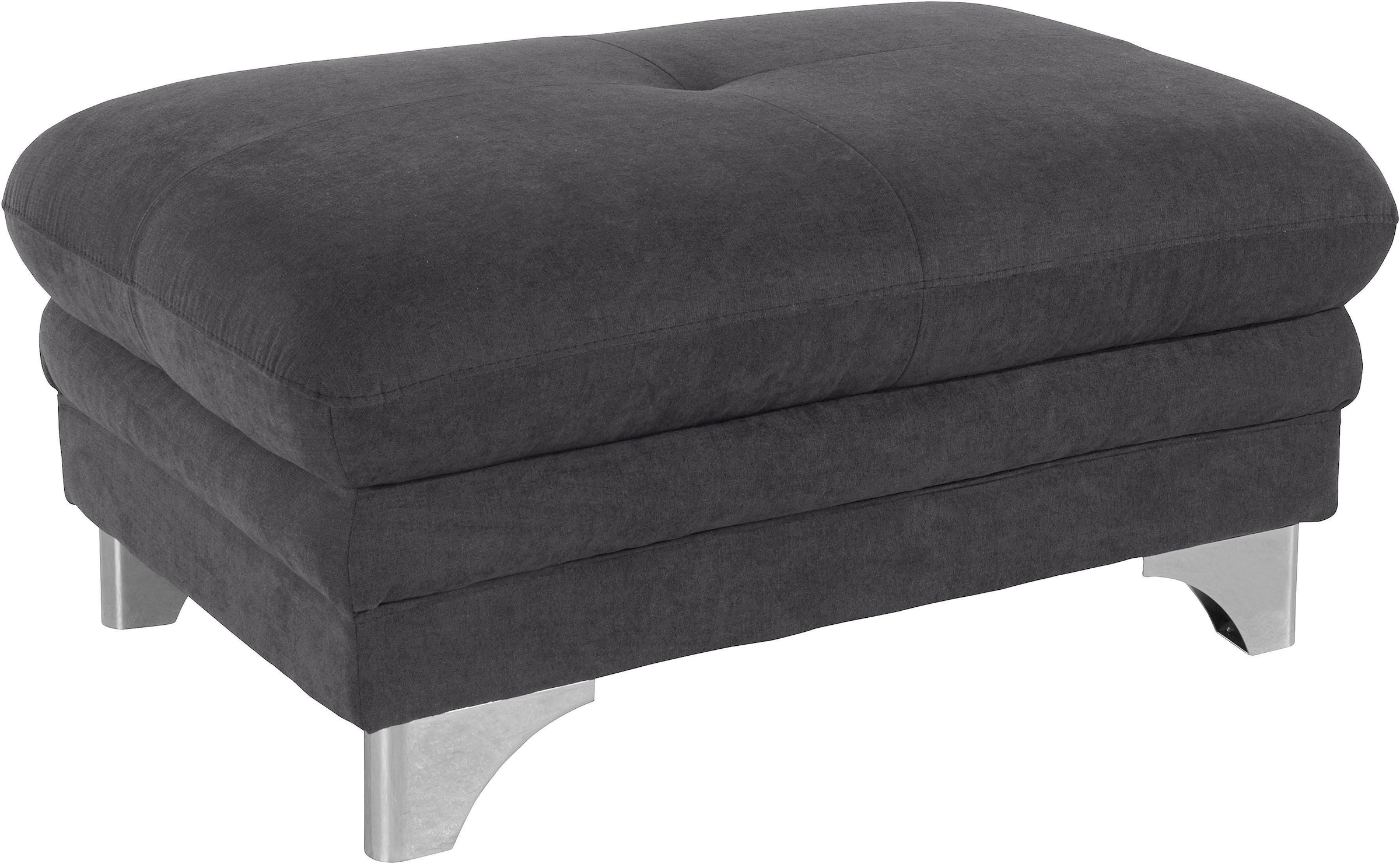 COTTA Polstergarnitur »Enterprise«, (Set), Set bestehend aus: 2-Sitzer mit Kopfteilverstellung & Hocker