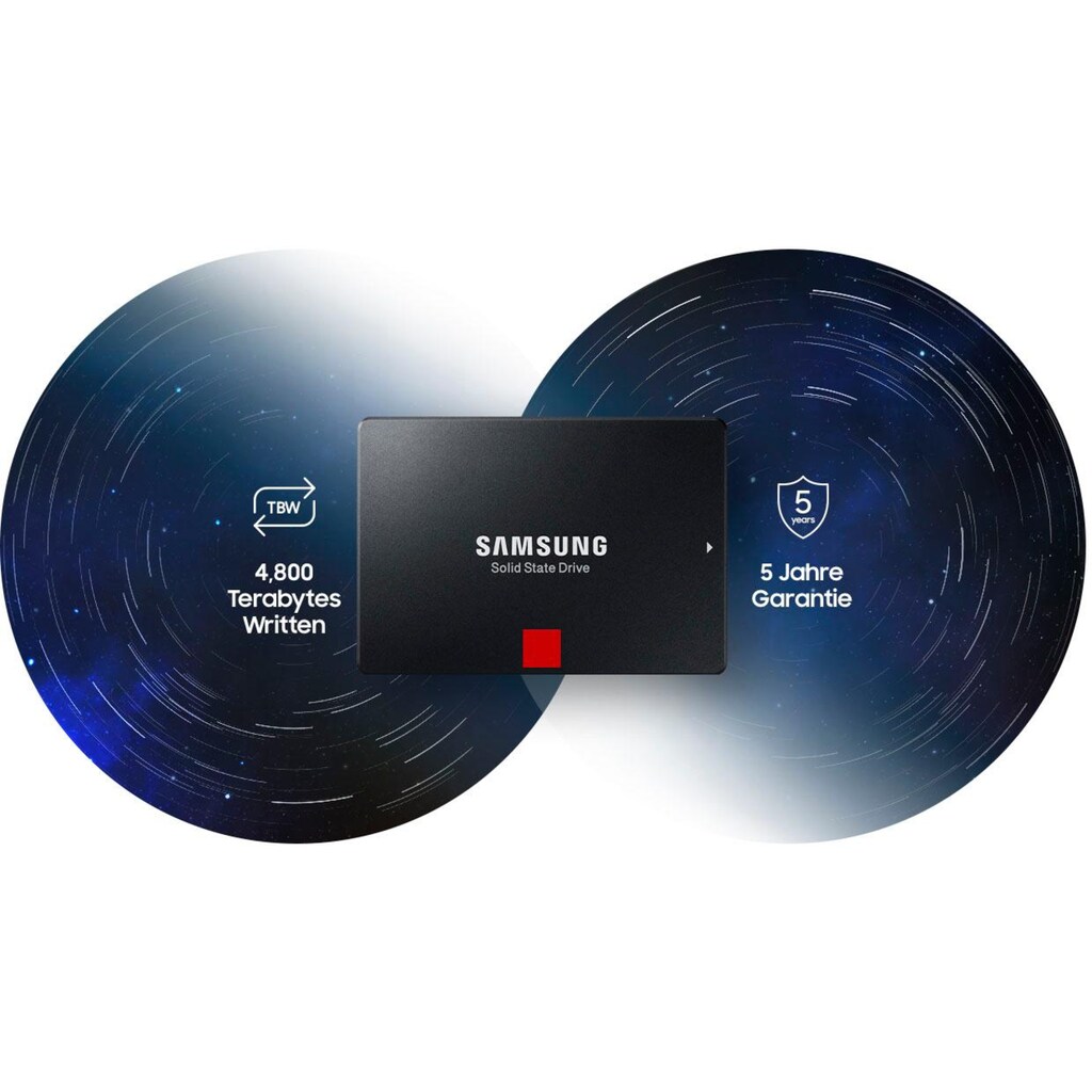 Samsung interne SSD »860 PRO SSD«, 2,5 Zoll, Anschluss SATA III