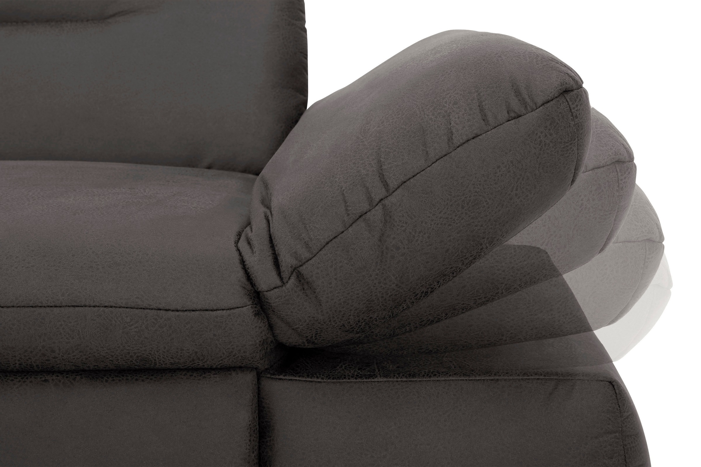 INOSIGN Ecksofa »Avesa L-Form«, Wahlweise mit Arm- und Bettfunktion, B/T/H: 275/211/80 cm