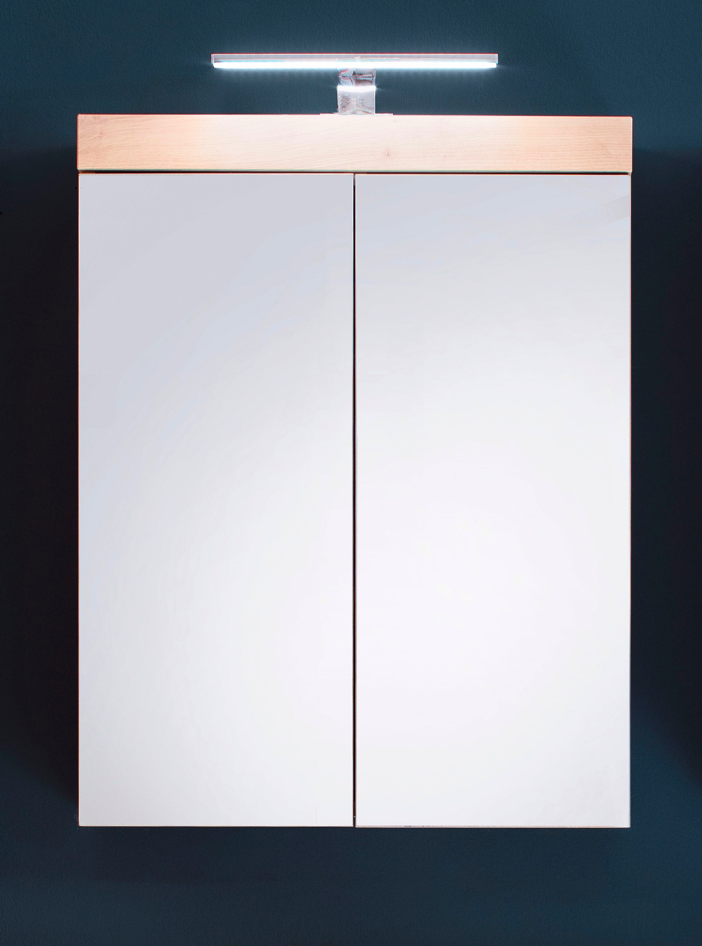 INOSIGN Spiegelschrank »Avena«, Badezimmerschrank wahlweise mit LED-Beleuchtung - (B/T/H) 60/17/77 cm