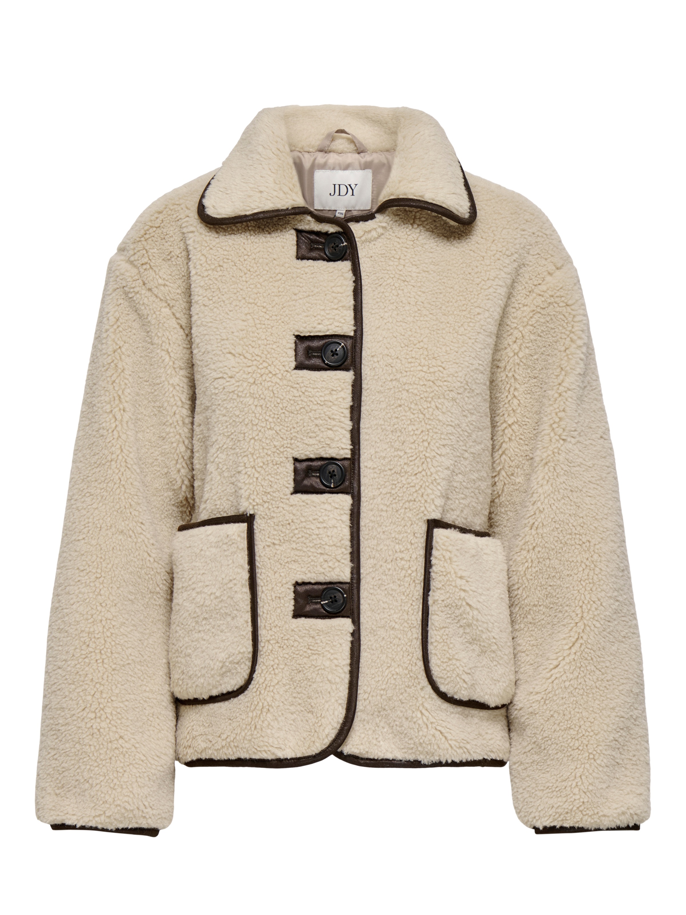 JDY Plüschjacke »JDYNOELLA LIFE TEDDY JACKET OTW NOOS« Kunstfaser
