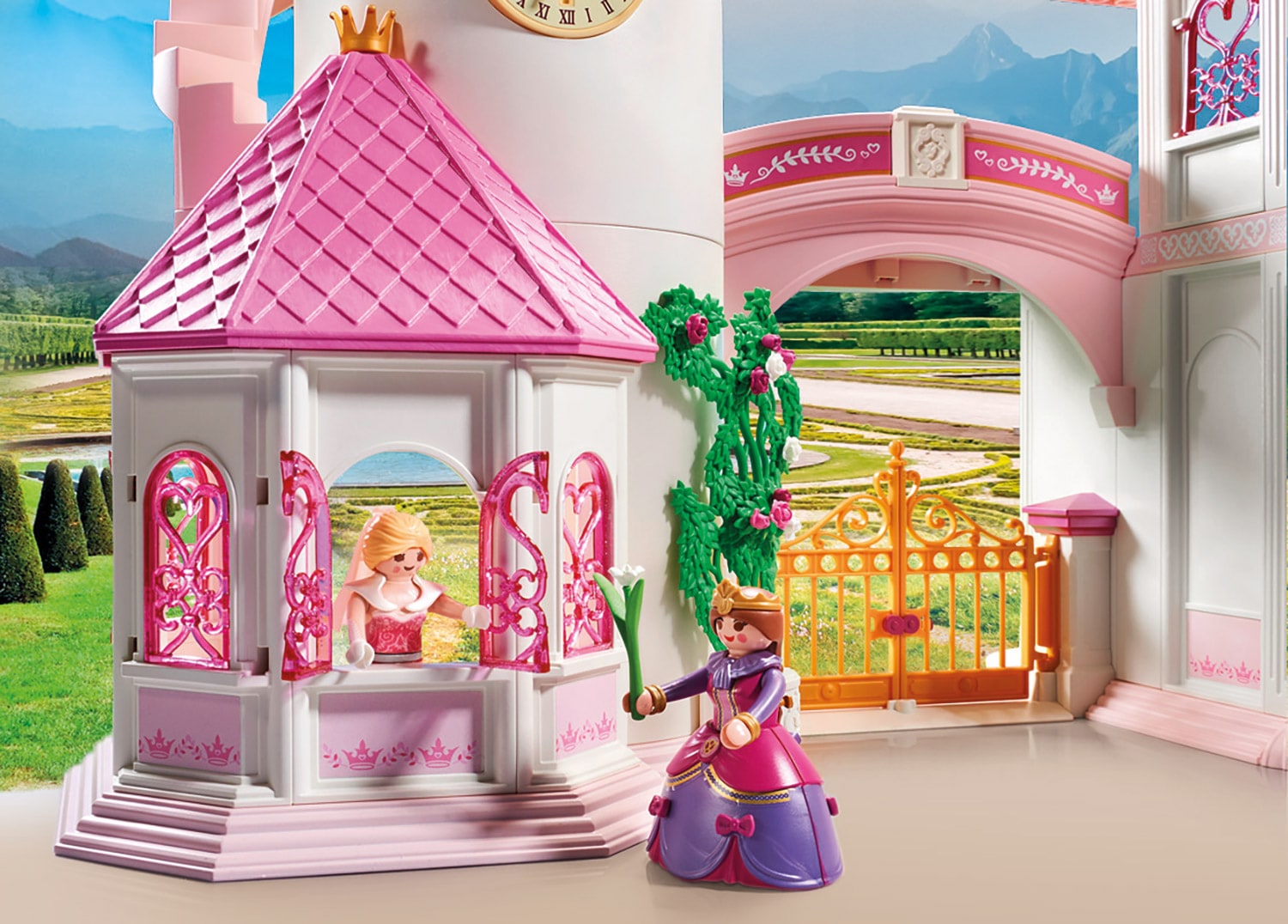 Playmobil® Konstruktions-Spielset »Großes Prinzessinnenschloss (70447), Princess«, (644 St.), Made in Germany