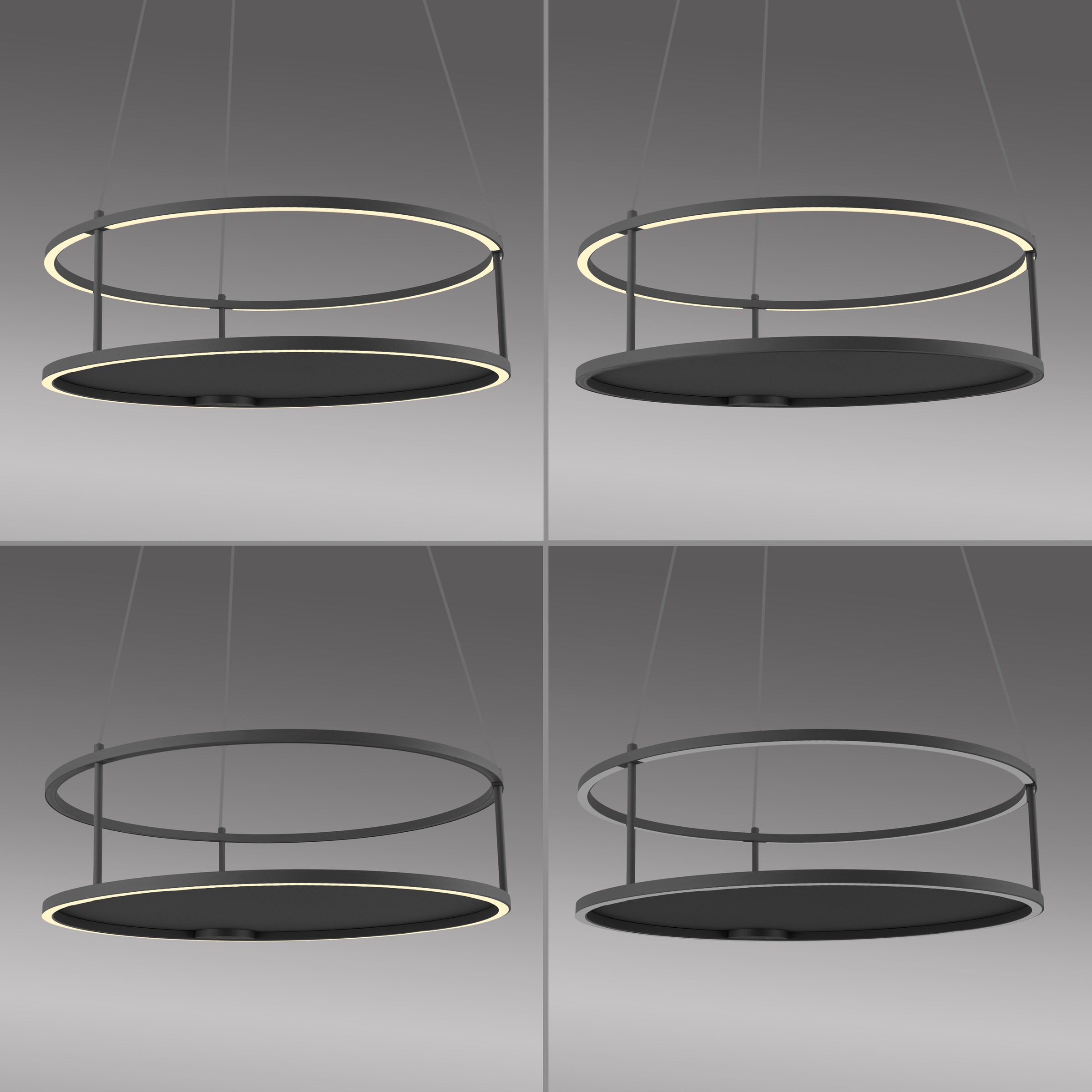 Paul Neuhaus LED Pendelleuchte »CONTURA« LED-Board 1 Stk. Warmweiß Touchdimmer, separat schaltbar, Memoryfunktion, Deko-Ablagefläche