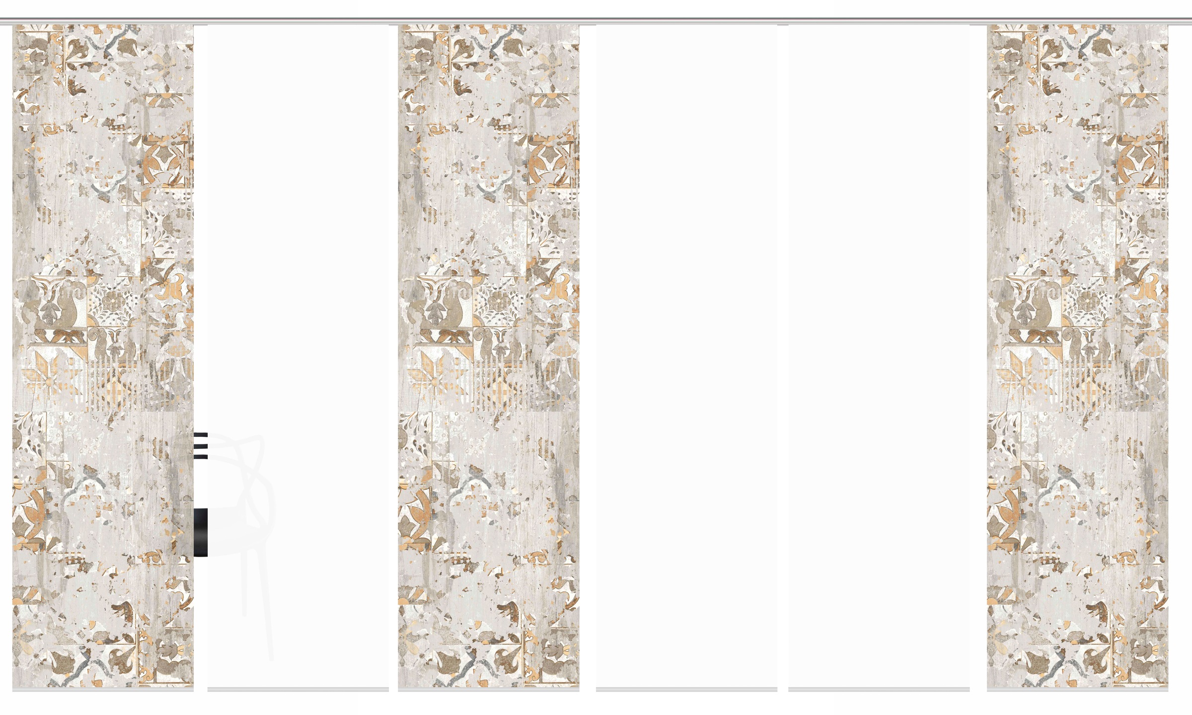 HOME WOHNIDEEN Schiebegardine »HOLNY 6er SET« Paneelwagen 6 Stk. tlg. Schie günstig online kaufen