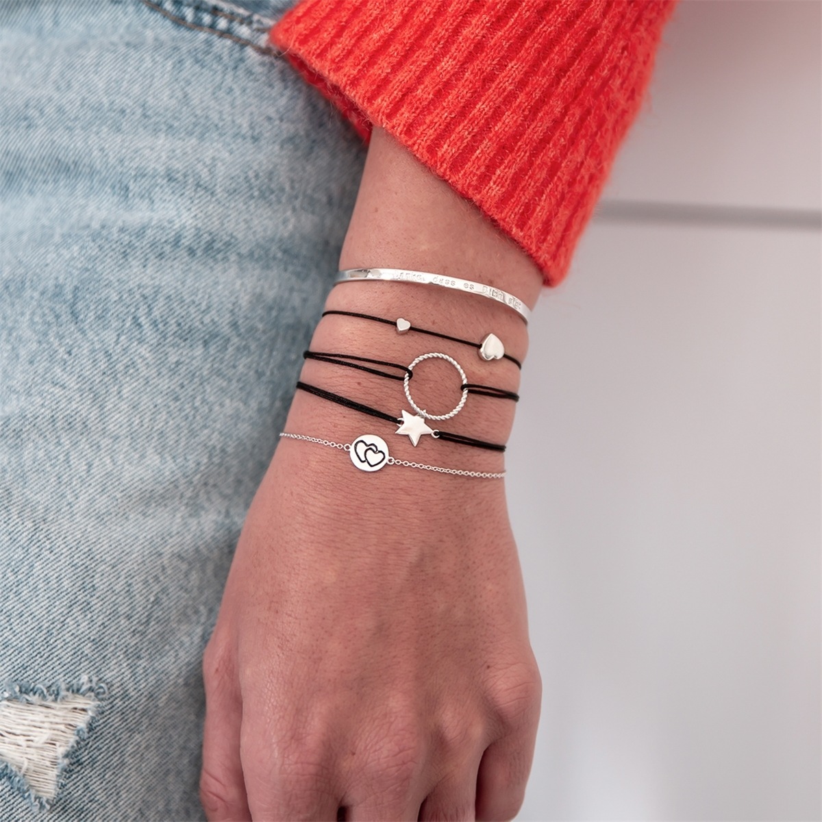 Glanzstücke München Armband »X944«, (1 tlg.), aus Sterling Silber