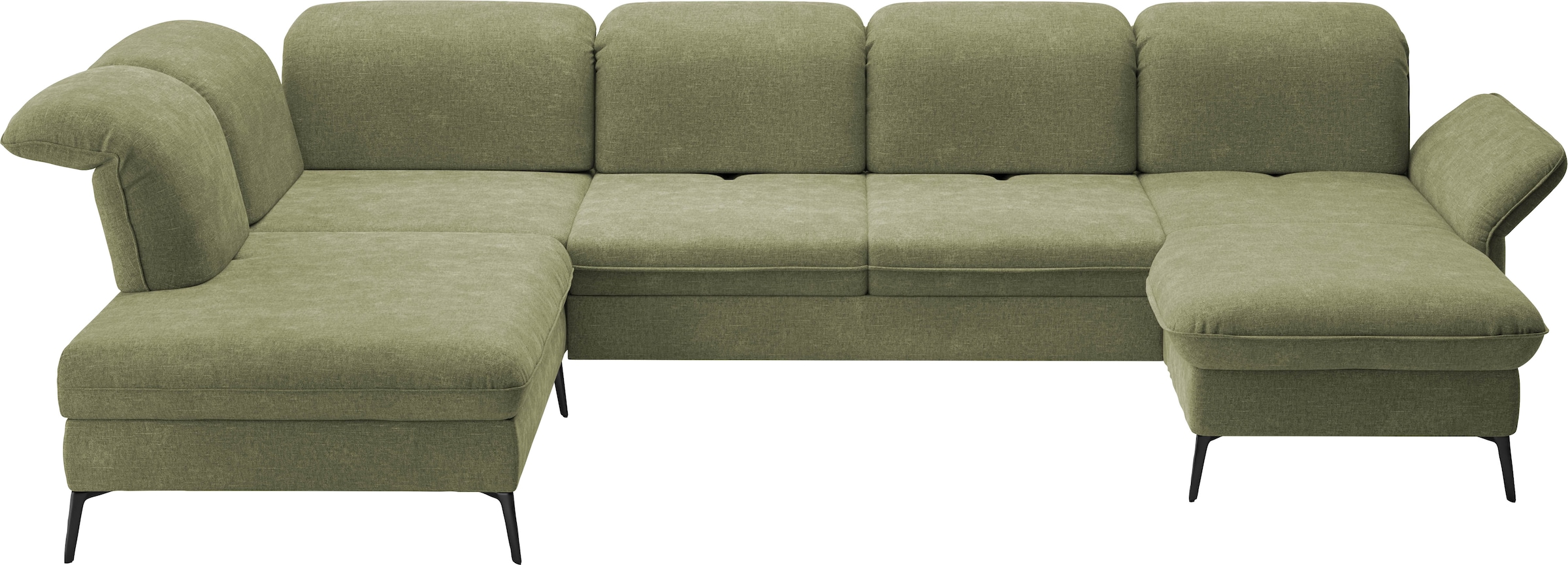 sit&more Wohnlandschaft »Emely«, mit Sitztiefenverstellung optional mit Bettfunktion und Bettkasten