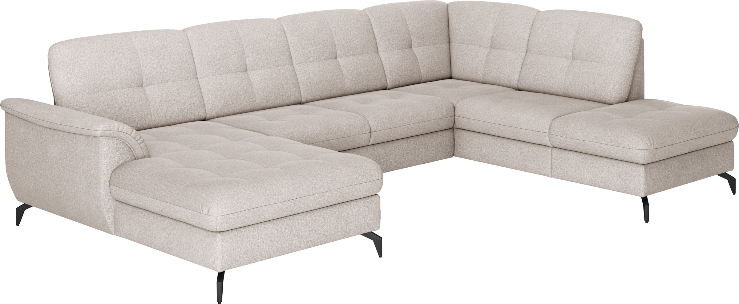 sit&more Wohnlandschaft »Zora U-Form«, wahlweise mit Bettfunktion und Bettkasten
