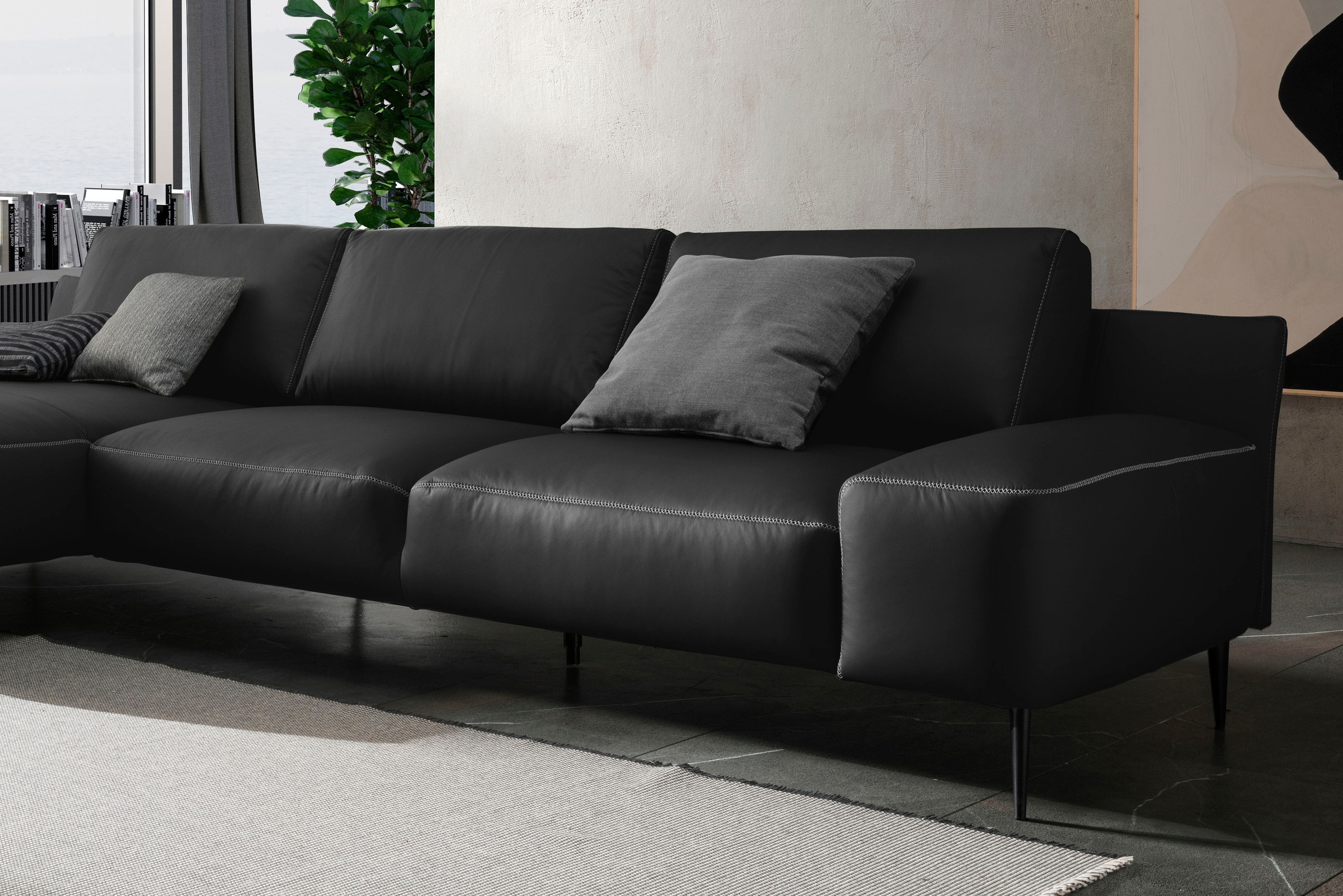 designwerk Ecksofa »Forma L-Form, zeitloses Designsofa mit aktuellem Fuß«, in hochwertiger Verarbeitung & tollem Sitzkomfort