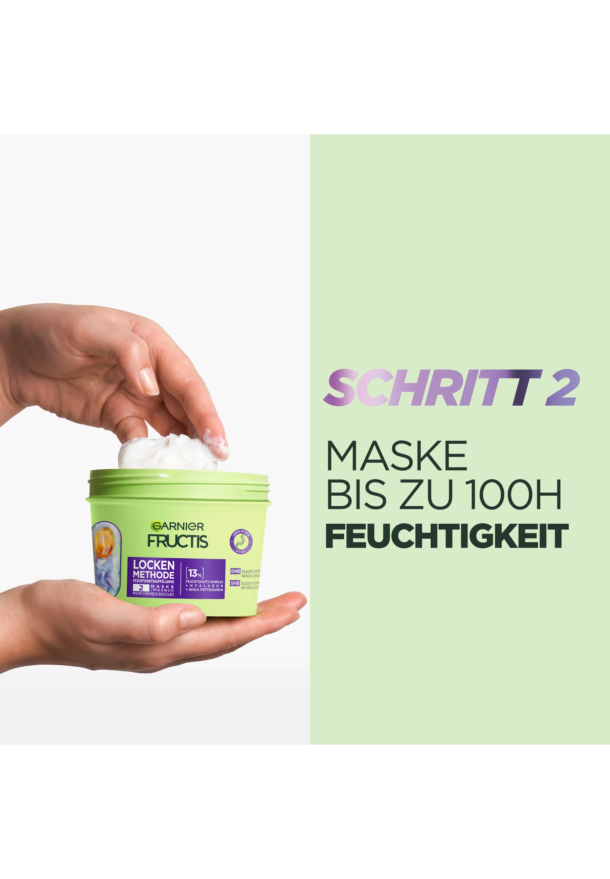 GARNIER Haarmaske »Garnier Fructis Locken Methode Maske (6er Pack)«