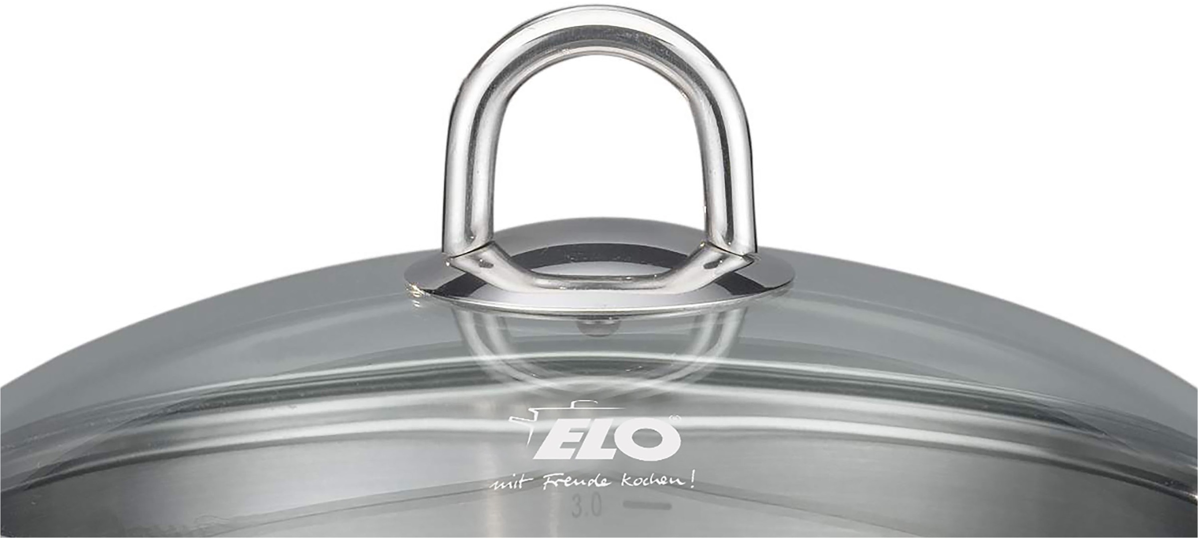 Elo Topf-Set »Platin«, Edelstahl 18/10, (Set, 9 tlg., 1 Bratentopf 20 cm, je 1 Fleischtopf 16/20/24 cm, 1 Kasserolle 16 cm), Induktion