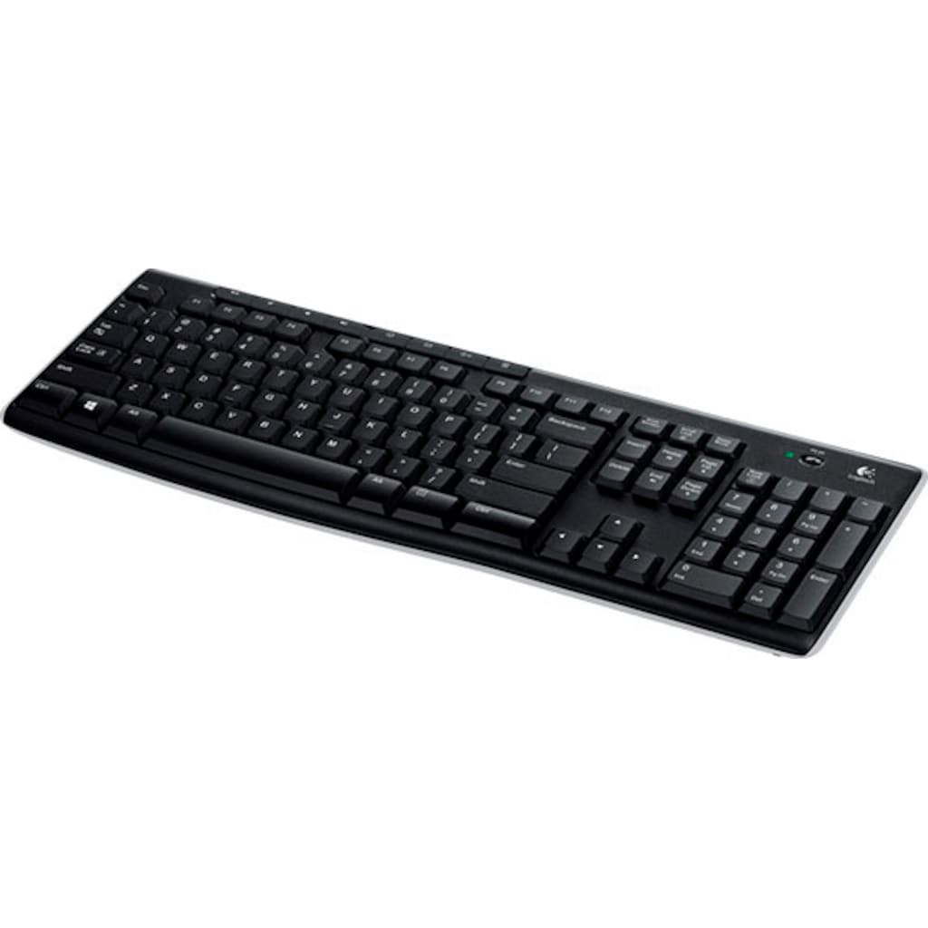 Logitech Tastatur »Wireless Keyboard K270 - DE-Layout«