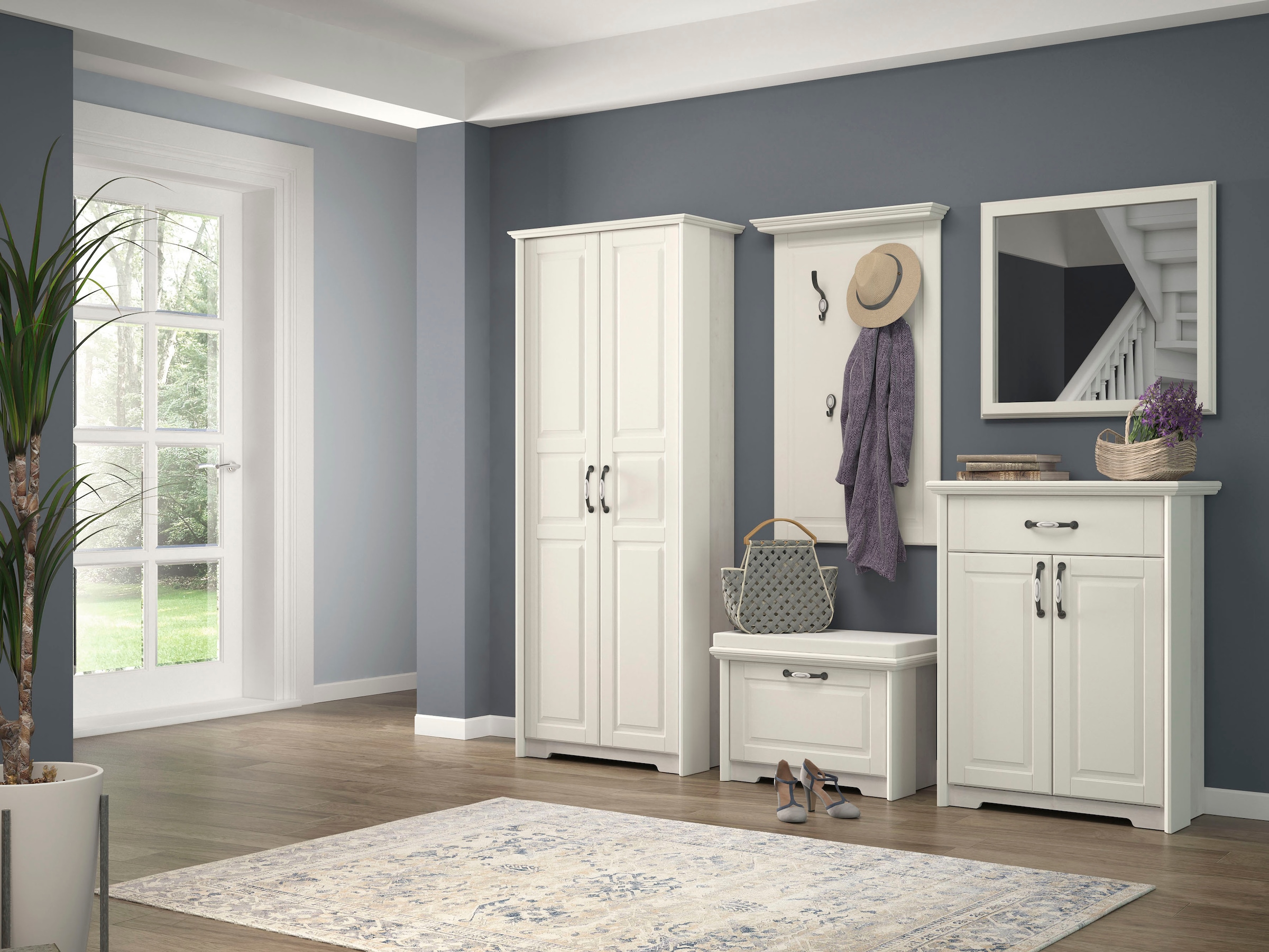 Home affaire Schuhschrank »Evergreen«, hochwertig UV lackiert, Soft-Close-Funktion