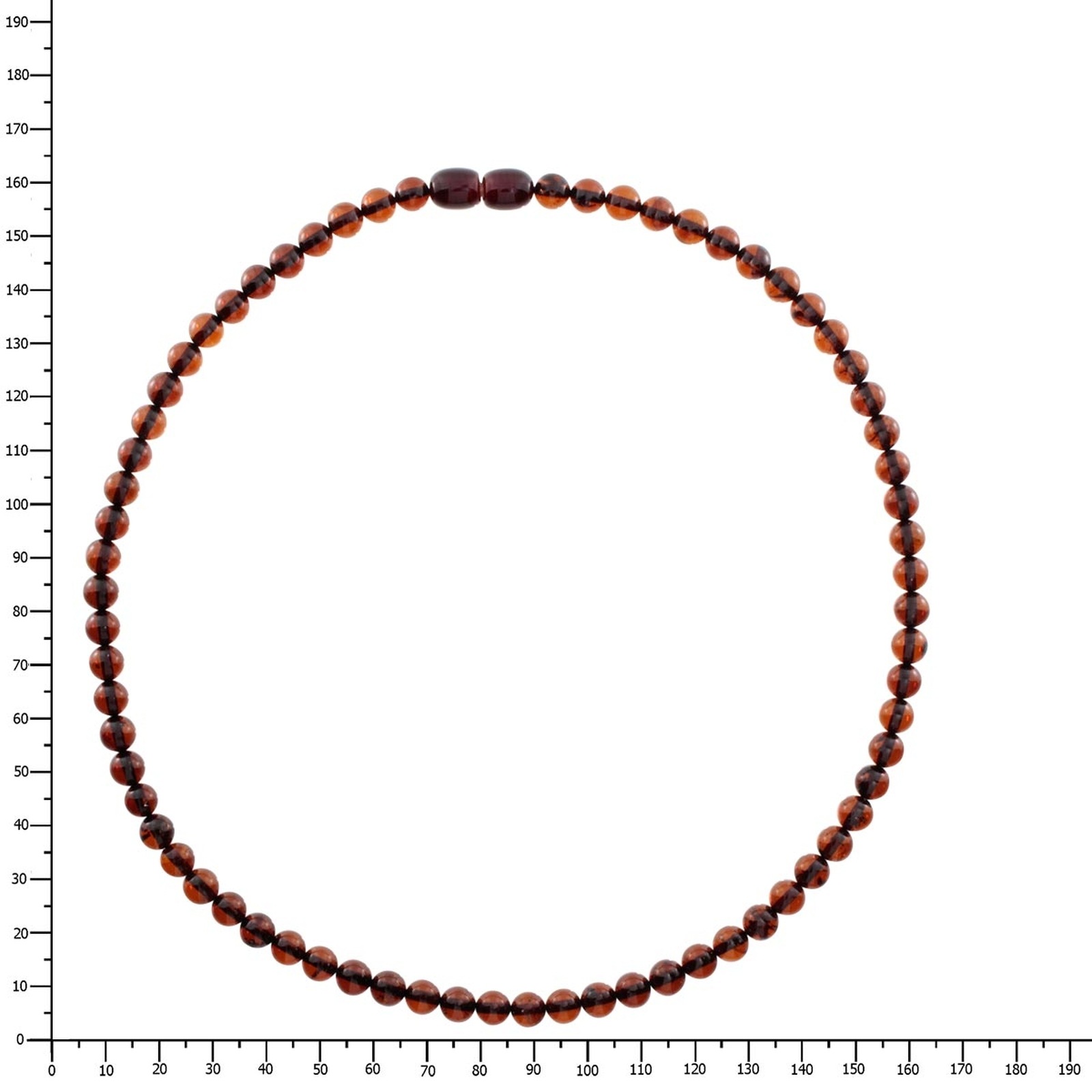 OSTSEE-SCHMUCK Gliederkette »Ostsee-Schmuck Kette Kugel 6 mm Kette Kugel 6 mm«, (1 tlg.)