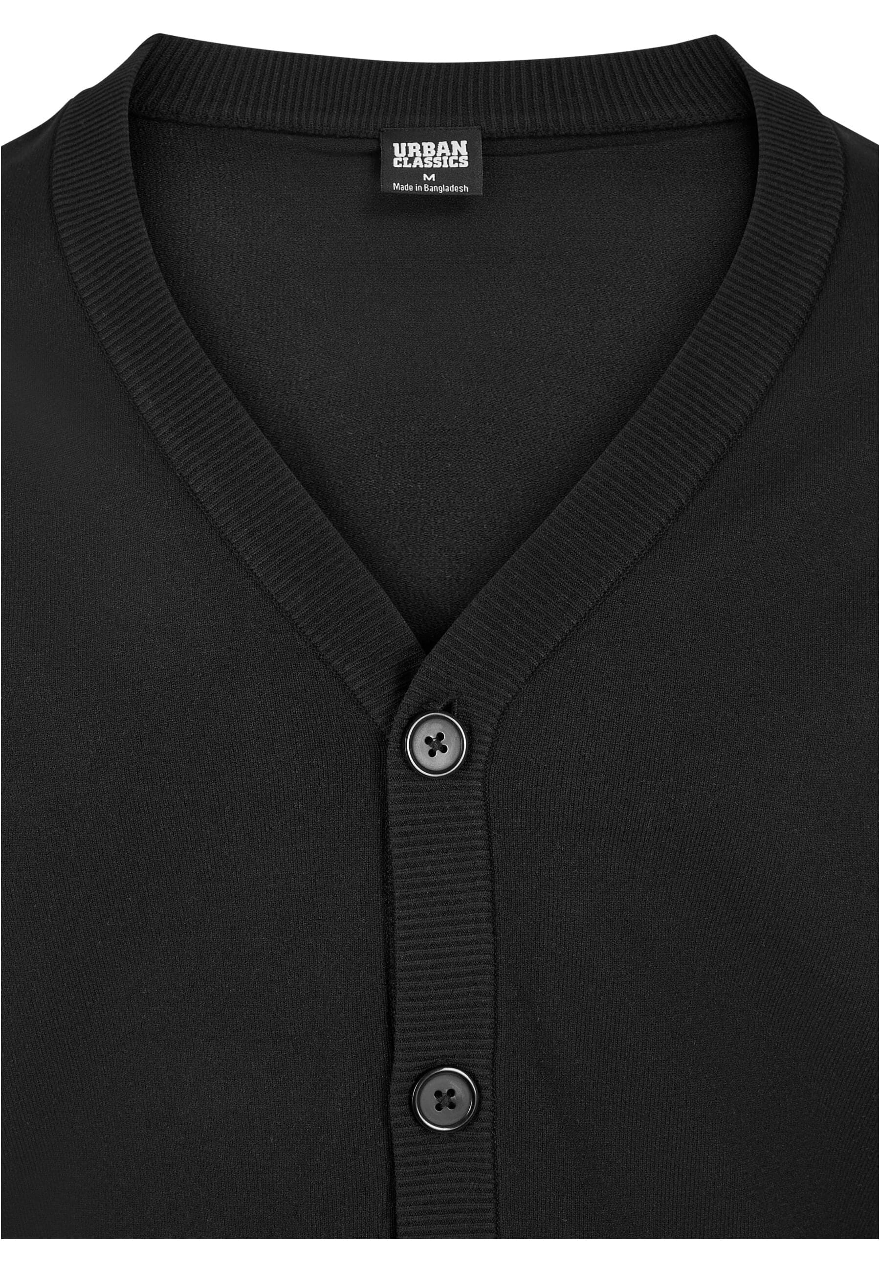 URBAN CLASSICS Outdoorjacke »Urban Classics Herren Fine Cardigan« 1 Stk. tlg. ohne Kapuze