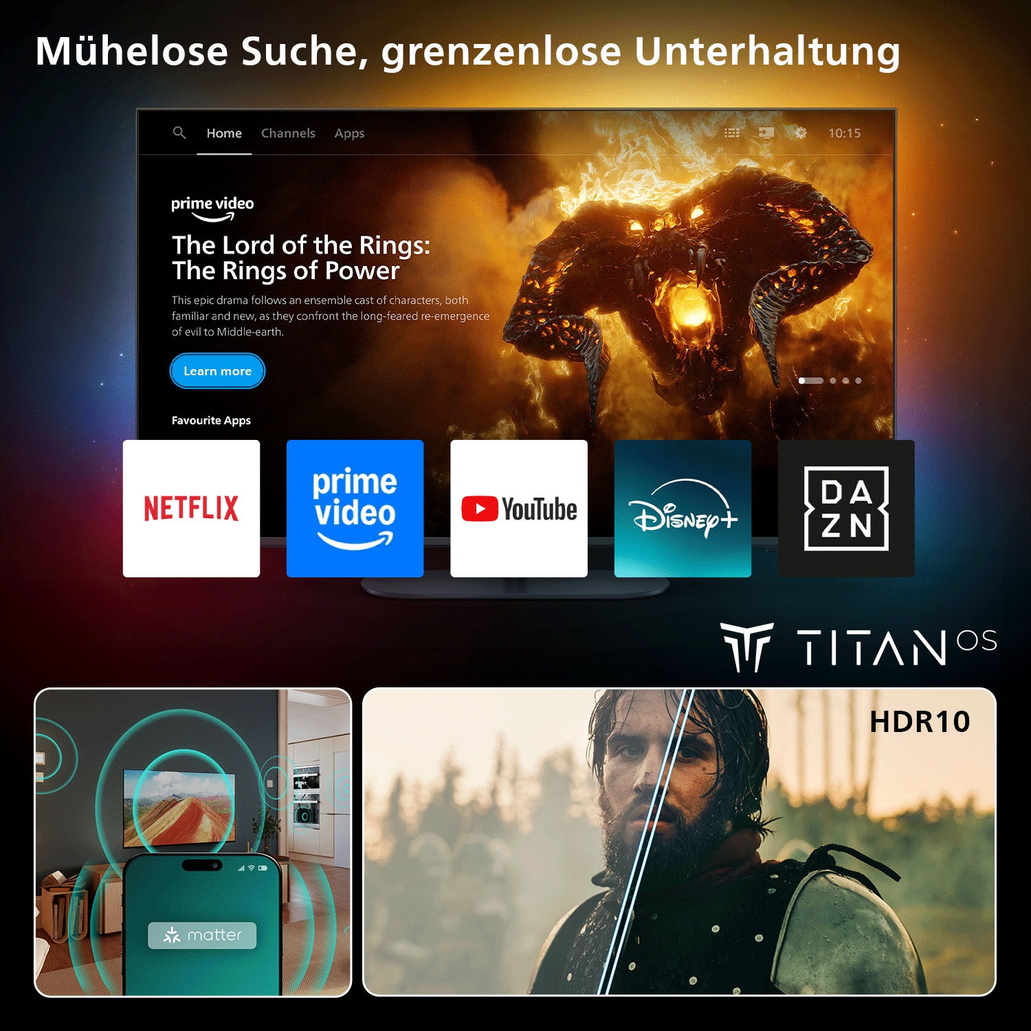 Philips LED-Fernseher »32PFS6050/12« 80 cm/32 ″ Full HD Smart-TV