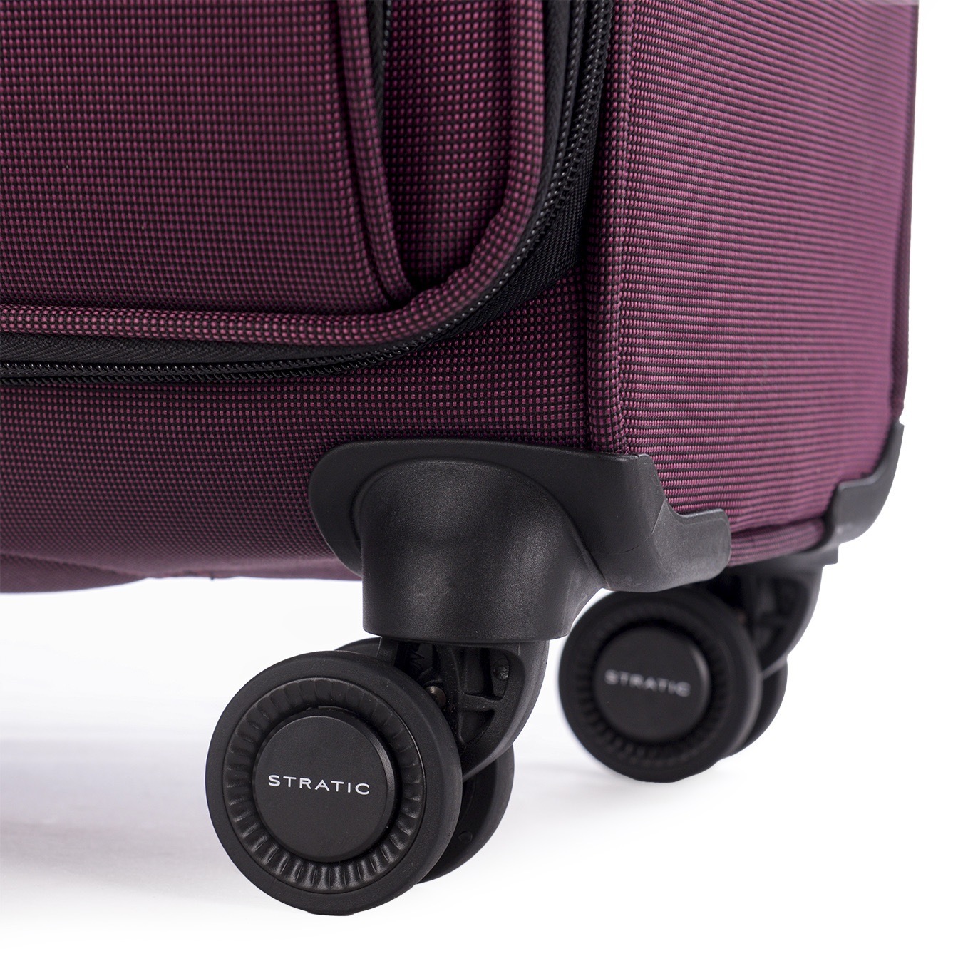 Stratic Trolley »BENDIGO LIGHT+ Koffer L«, (1 St.), 4 Rollen, Weichschalenkoffer Trolley TSA-Zahlenschloss STRATIC CONNECT NFC-Chip