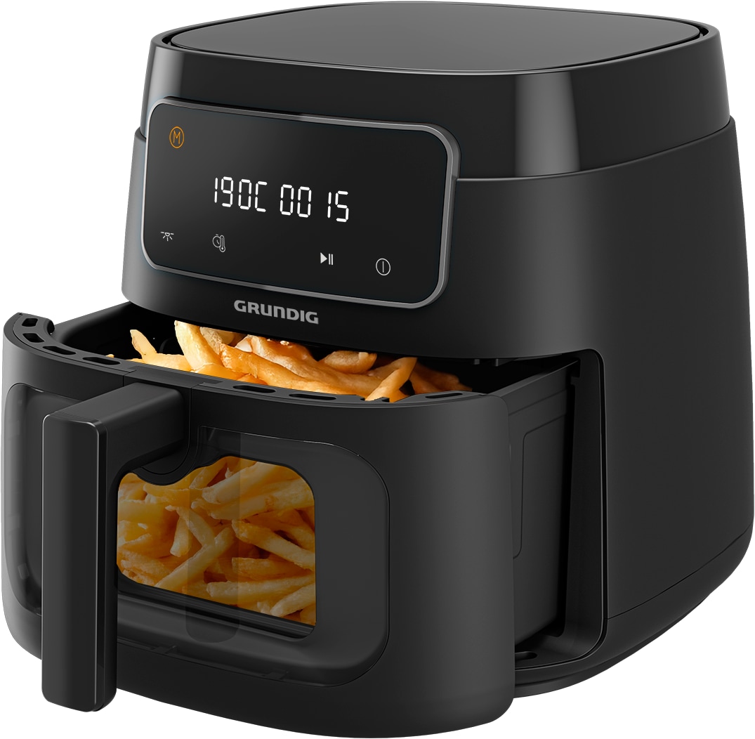 Grundig Heißluftfritteuse »XXL FRY 7320«, 1750 W, 7,6 Liter Fassungsvermögen, Sichtfenster mit Innenbeleuchtung