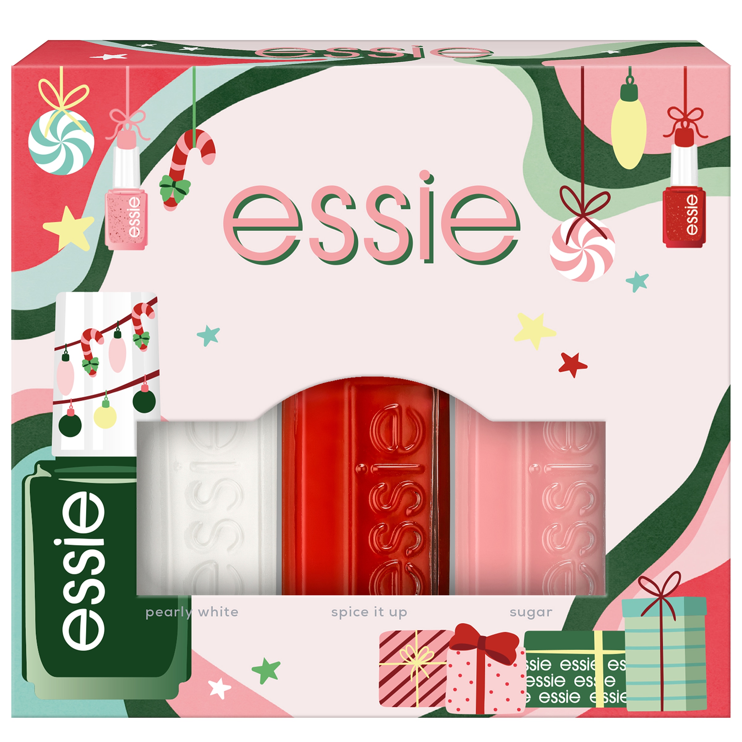 essie Nagellack-Set »Essie Xmas Trio Kit«, mit natürlichen Inhaltsstoffen