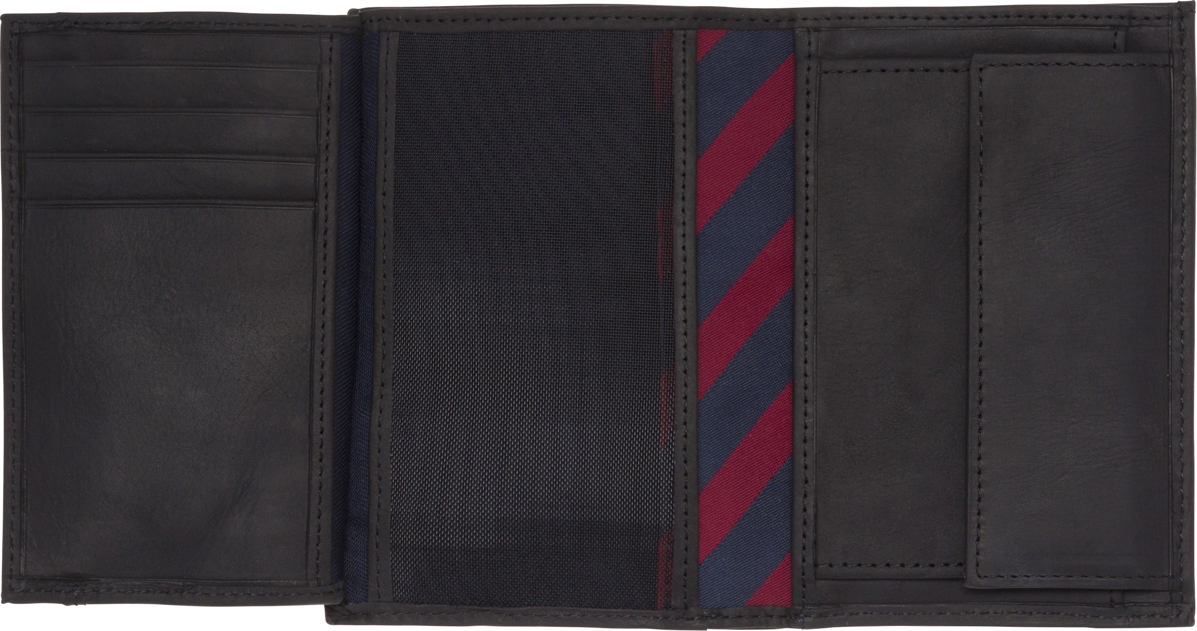 Tommy Hilfiger Geldbörse »JOHNSON N/S WALLET W/COIN POCKET«, aus echtem Leder im Hochformat