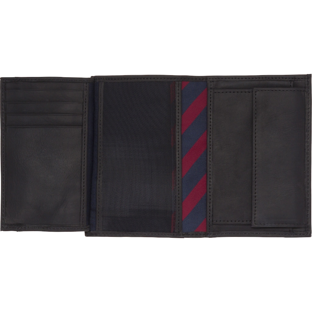 Tommy Hilfiger Geldbörse »JOHNSON N/S WALLET W/COIN POCKET«, aus echtem Leder im Hochformat