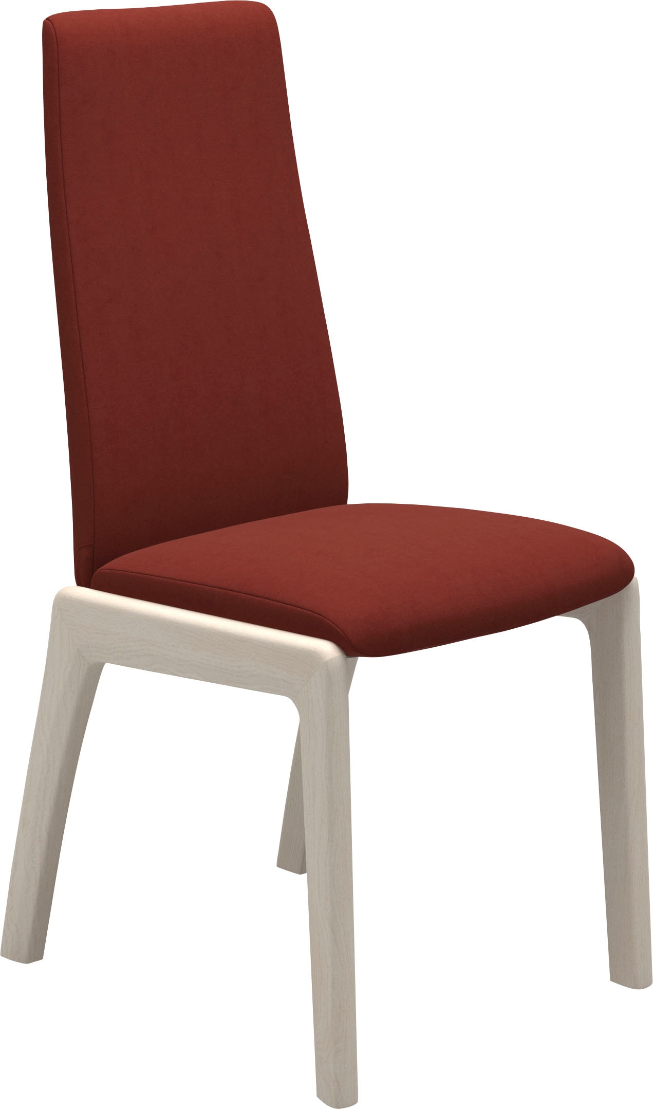 Stressless® Polsterstuhl »Laurel«, Microfaser DINAMICA, High Back, Größe M, mit abgerundeten Beinen in Eiche gekalkt