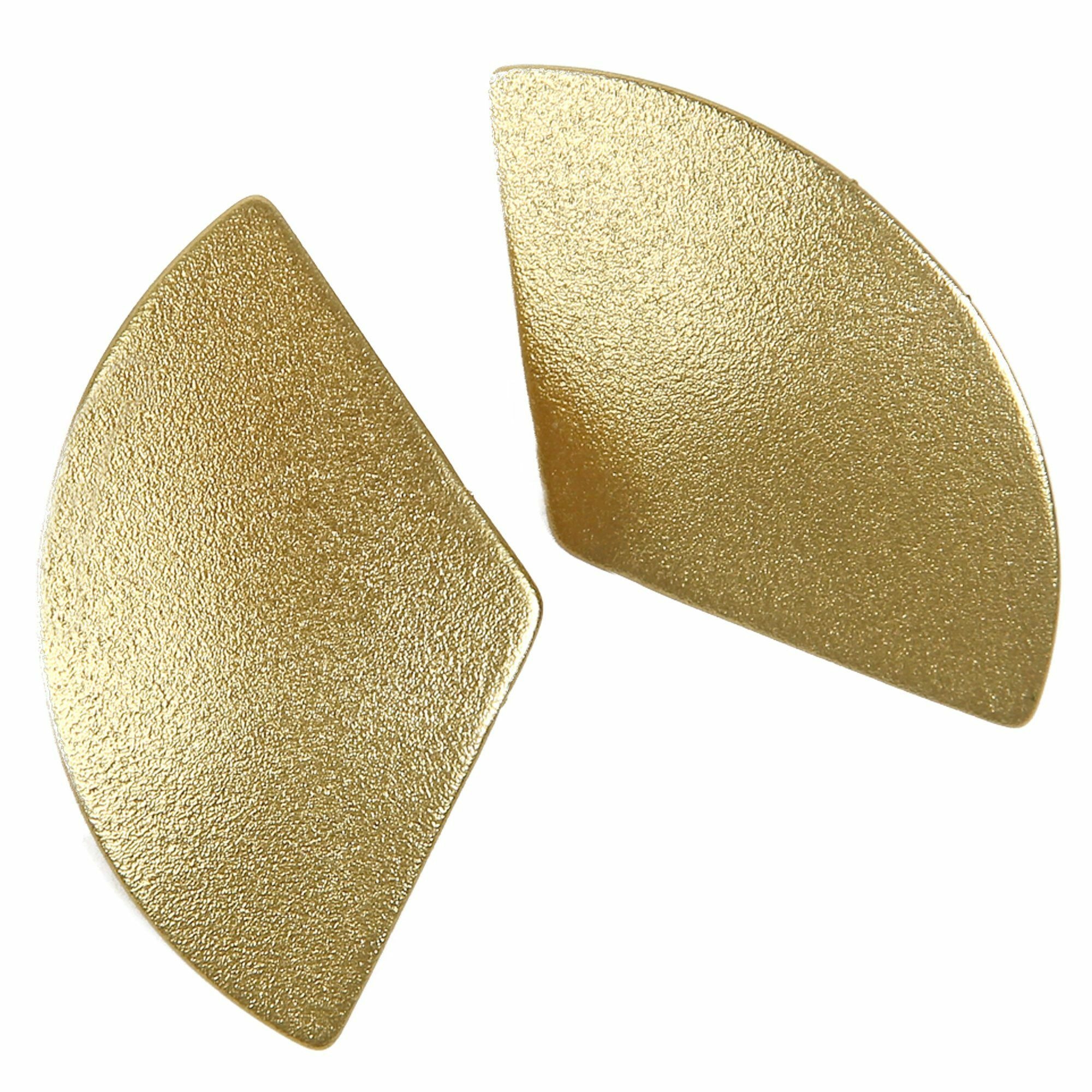 DEMARIE Paar Ohrstecker »eloxiertes Aluminium gelb« gelb