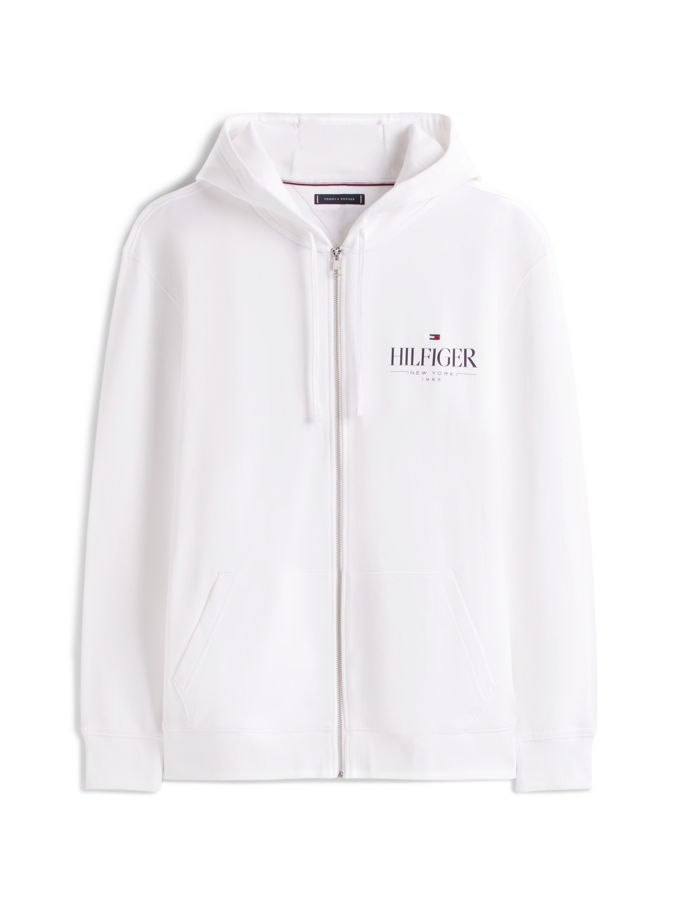 Tommy Hilfiger Big & Tall Kapuzensweatjacke »BT-HILFIGER STACKED HOODED ZIP-B«, Große Größen