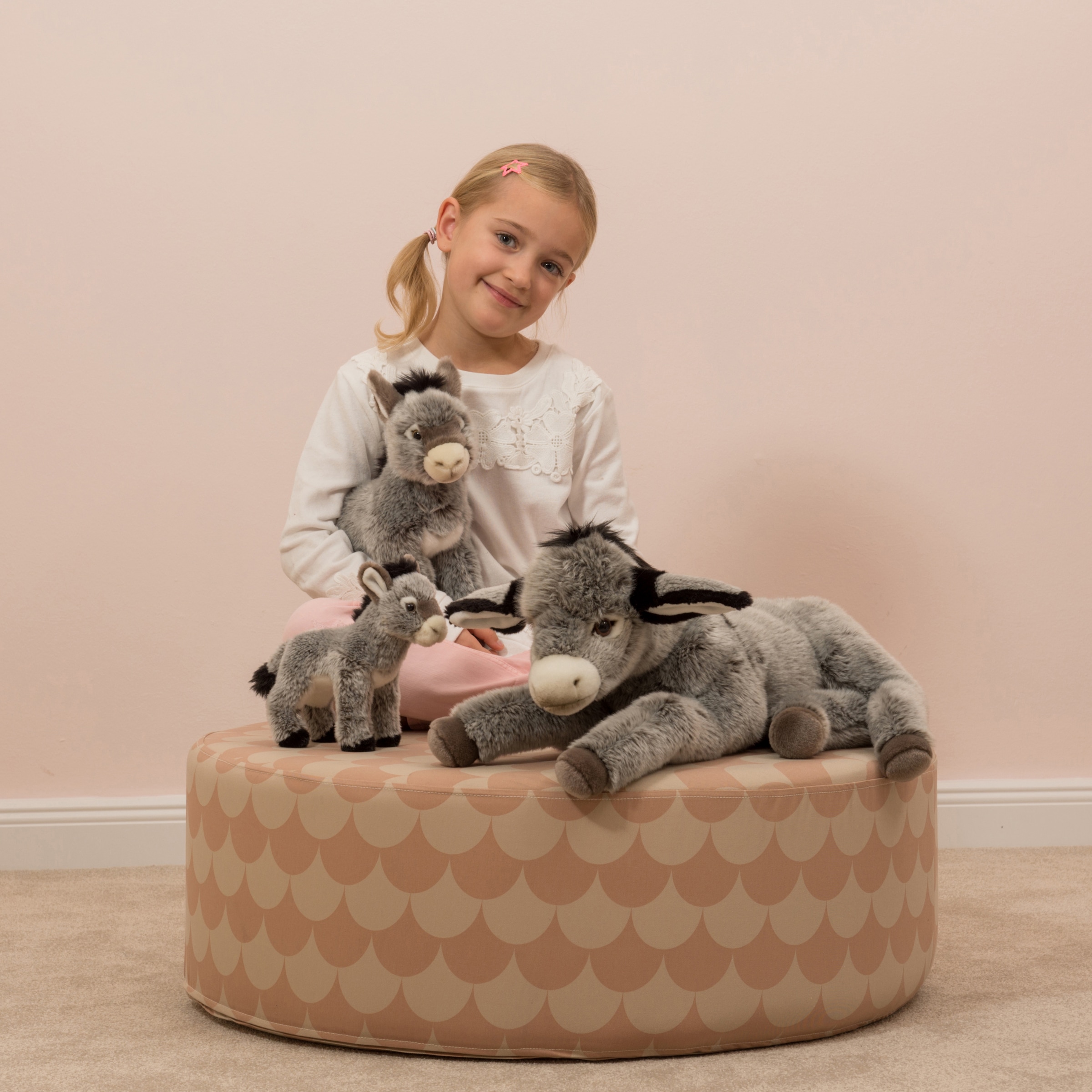 Teddy Hermann® Kuscheltier »Esel liegend, 50 cm«, zum Teil aus recyceltem Material