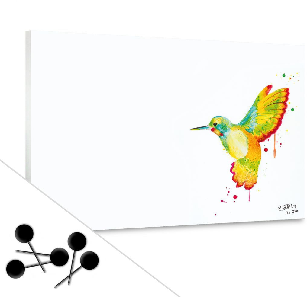 Wall-Art Poster »Kolibri inkl. (1 Poster, Wandposter kaufen Vögel, Bild, Wandbild, St.), online 5 Pinnnadeln«
