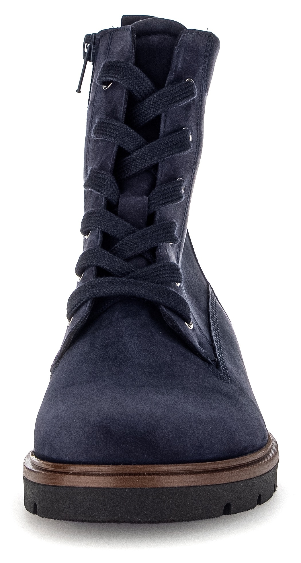 Gabor Schnürboots, Blockabsatz, Schnürstiefelette, praktischer Innenreißverschluss