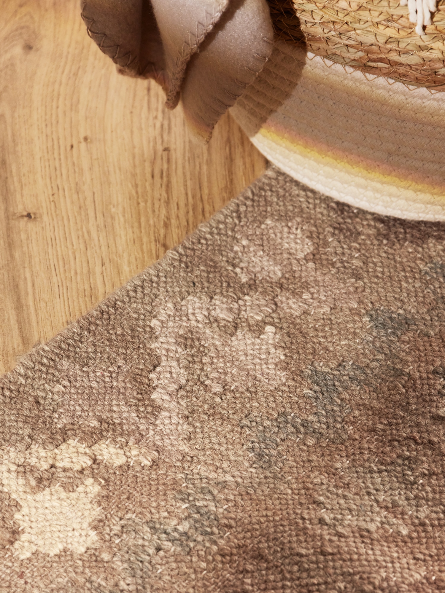 HANSE Home Teppich »Kelim Dune« rechteckig 3 mm Höhe Wolle, Baumwolle, Natur, Handgewebt, orientalisch, Boho, traditionell