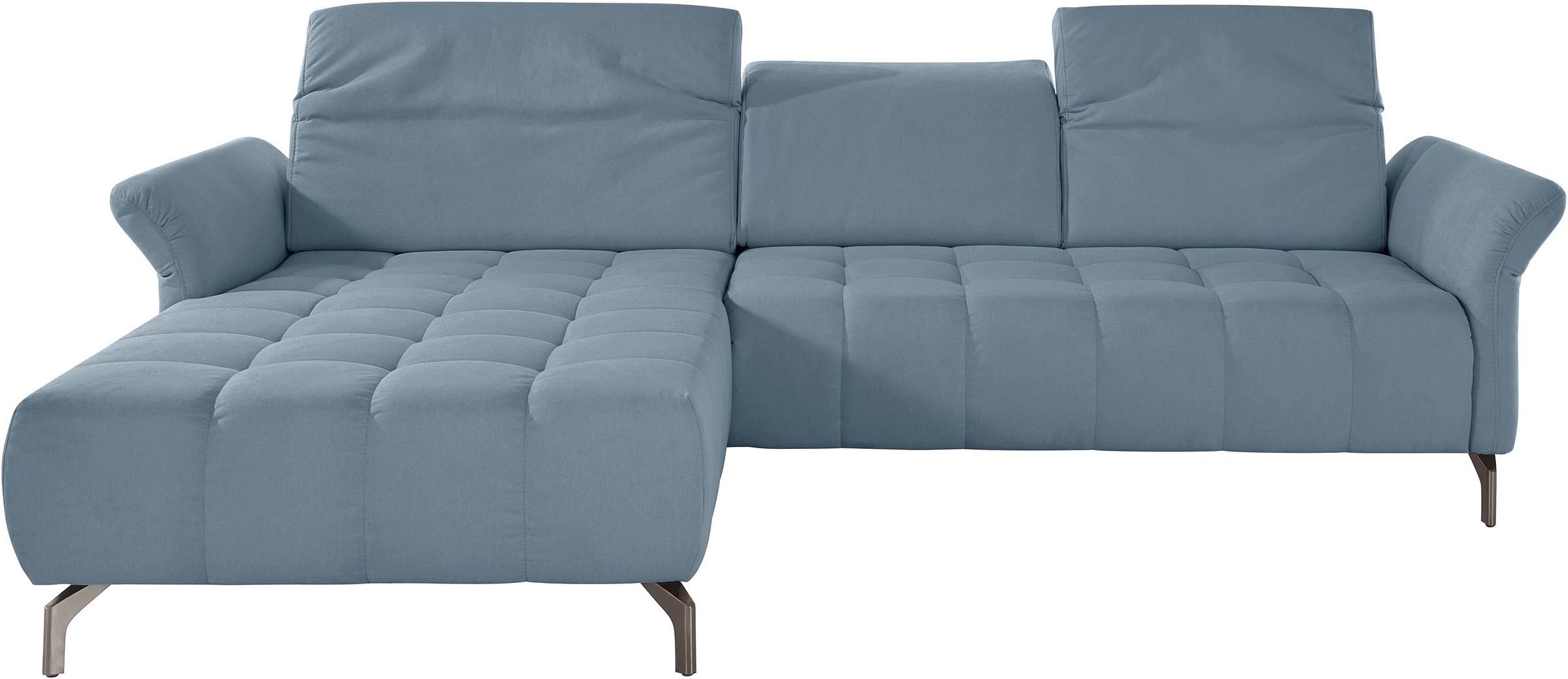INOSIGN Ecksofa »Fresh L-Form«, Federkern, wahlweise Kopfteilverstellung un günstig online kaufen