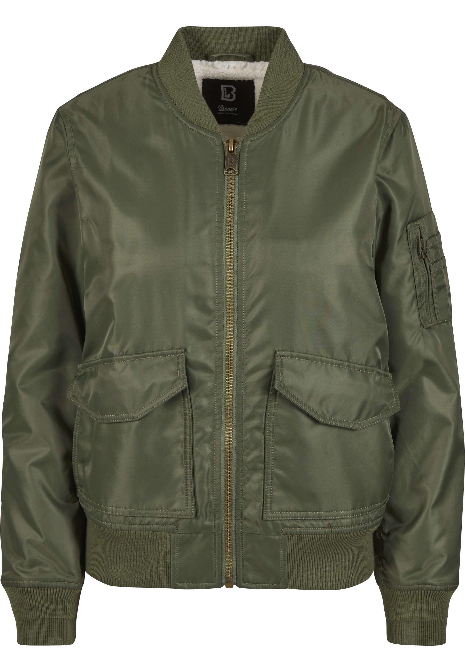 Brandit Bomberjacke »Brandit Brandit Women Sherpa Jacket« 1 Stk. tlg. ohne Kapuze