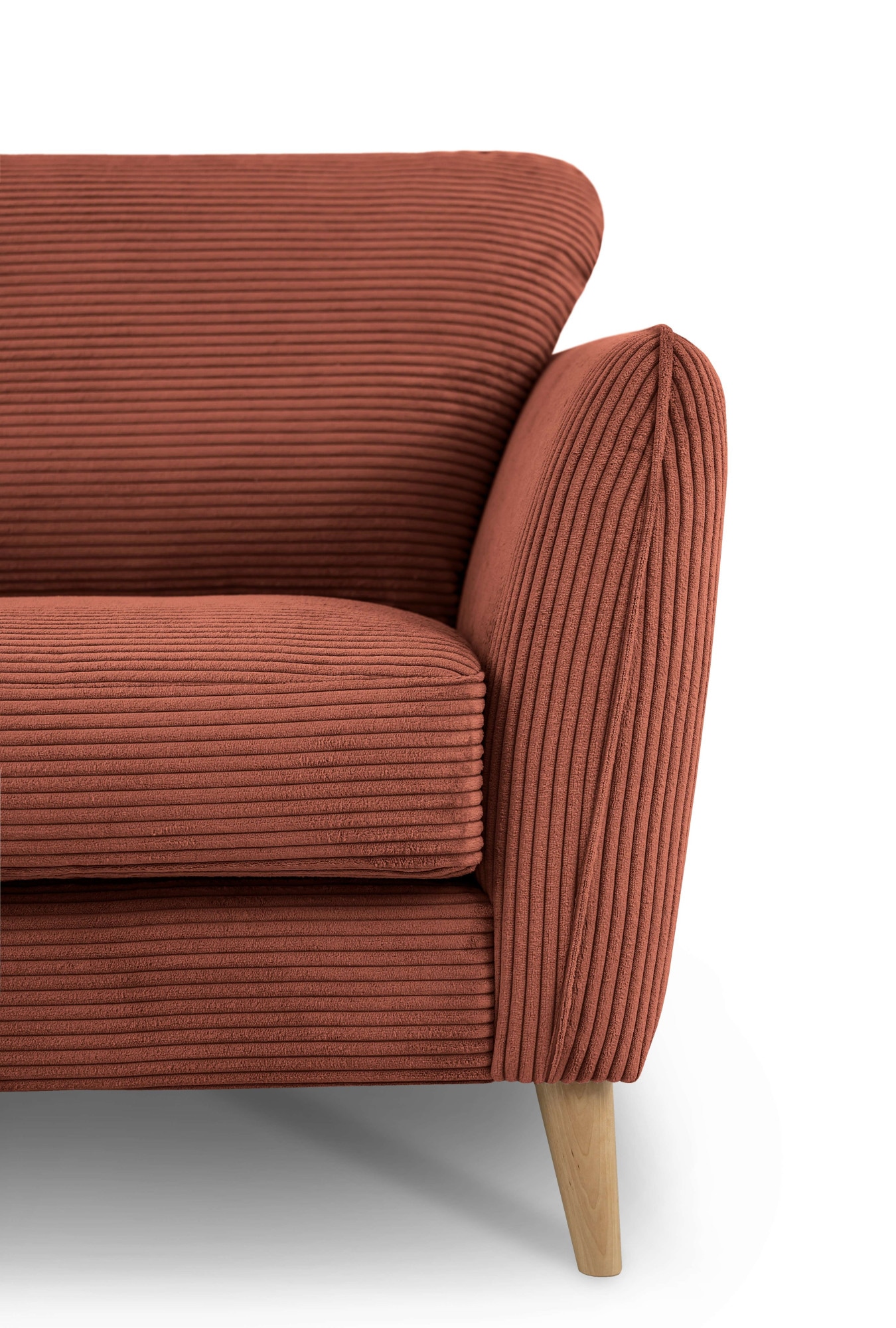 Home affaire Ecksofa »MARSEILLE (242/152cm),L-Form, Rec. rechts/links«, Massivholzbeine aus Eiche, in verschieden Bezügen und Farbvarianten