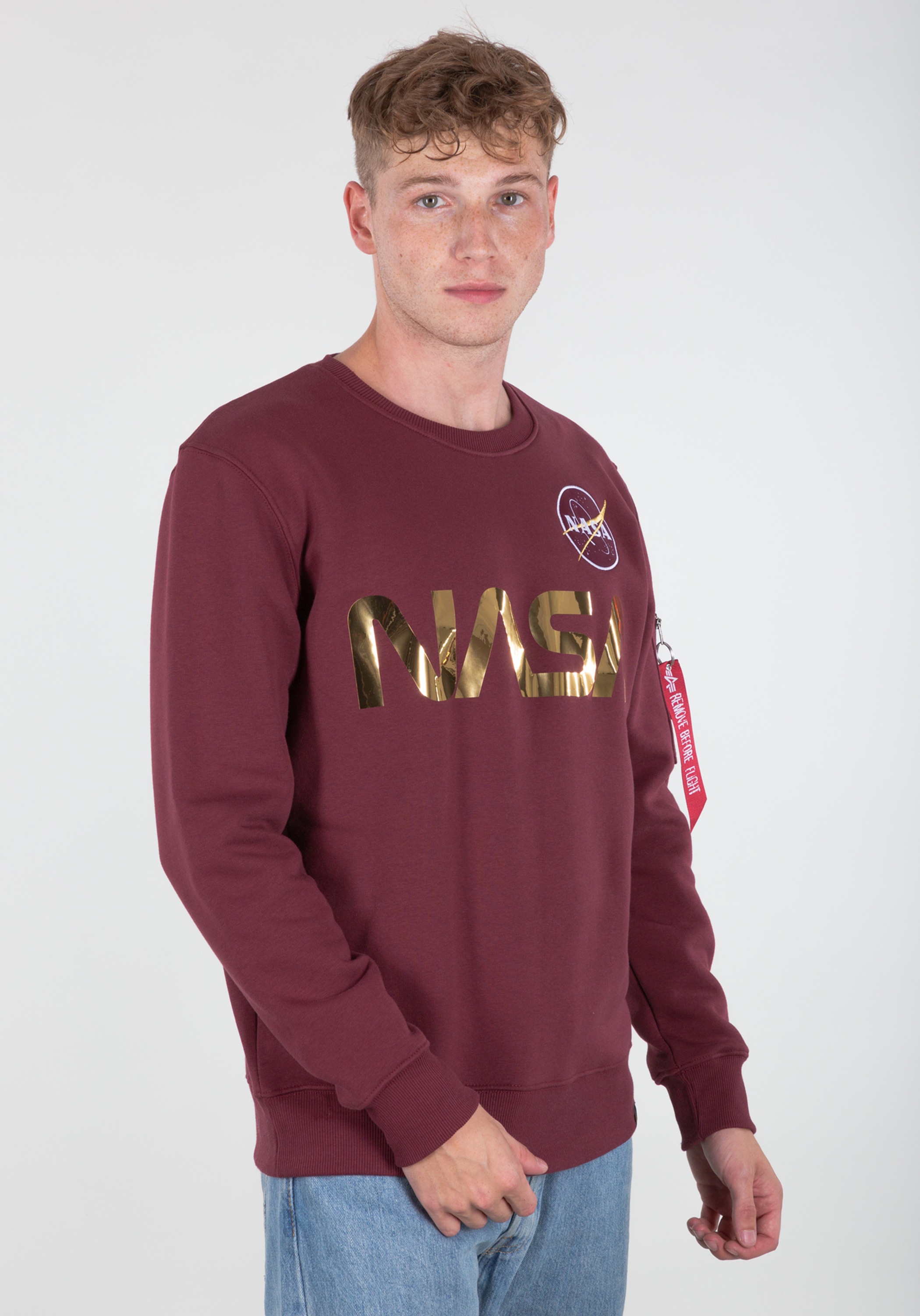 Alpha Industries Sweater »Alpha Industries Men - Sweatshirts NASA Reflective Sweater«