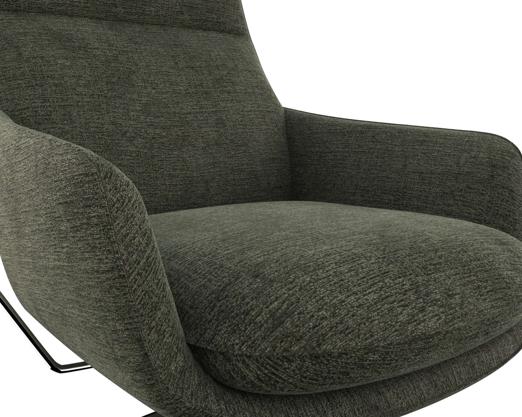 FLEXLUX Drehsessel »Marinella, OTTOs Choice, Relaxsessel, Entspannung mit Premium-Komfort« Drehbar, Mit Liegefunktion, Robuster Aluminiumfuß, Brescia Stoff