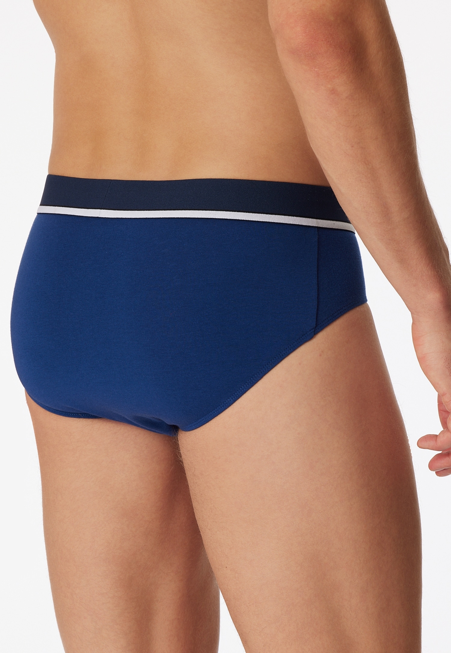 Schiesser Rioslip »"95/5"«, (3er-Pack), mit sportlichem Logo-Webgummibund mit schmalen weißem Ansatz