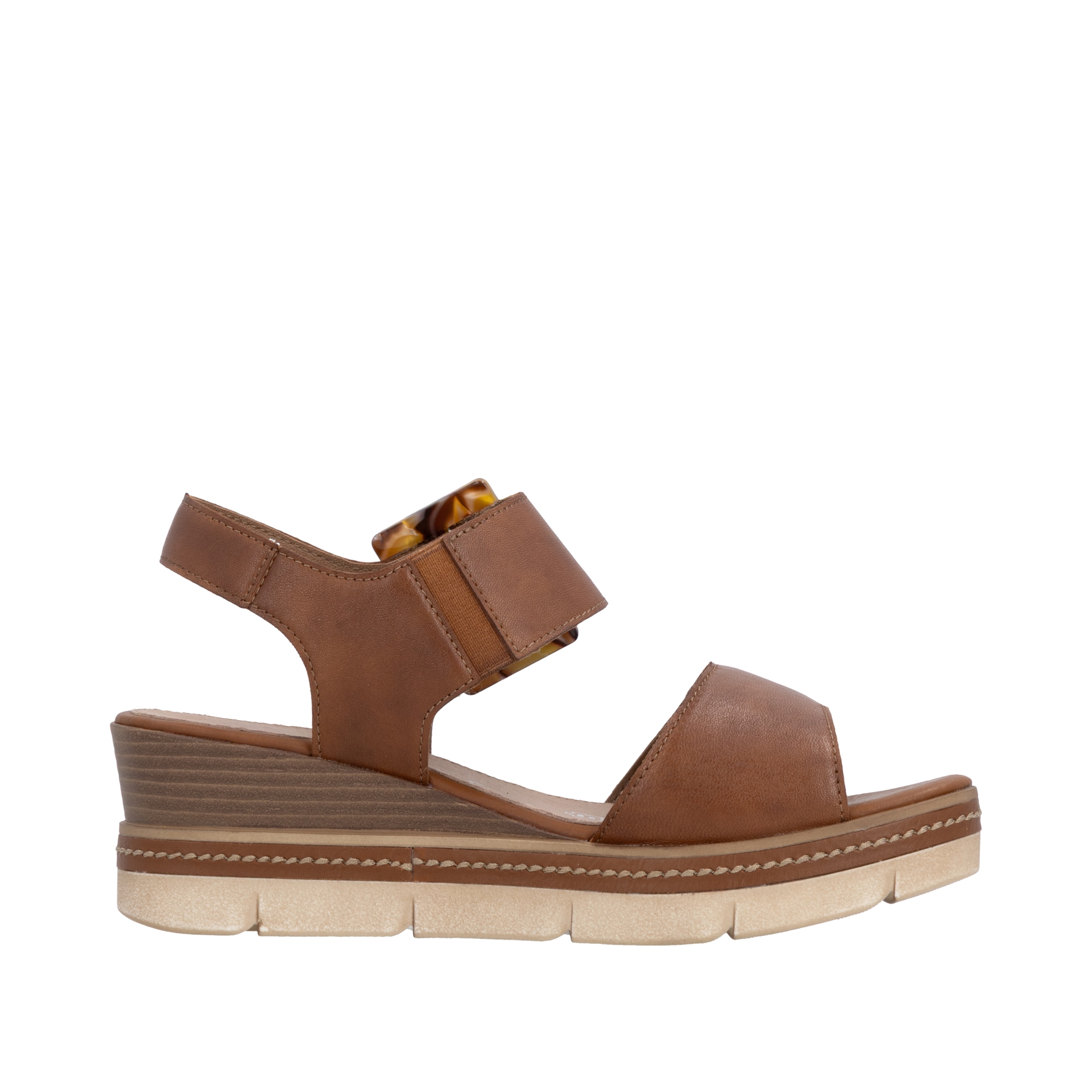Remonte Keilsandalette »Elisabeth Hurley-Collection«  Keilabsatz, Riemensandale, Sommerschuh, auffällige Zierschnalle