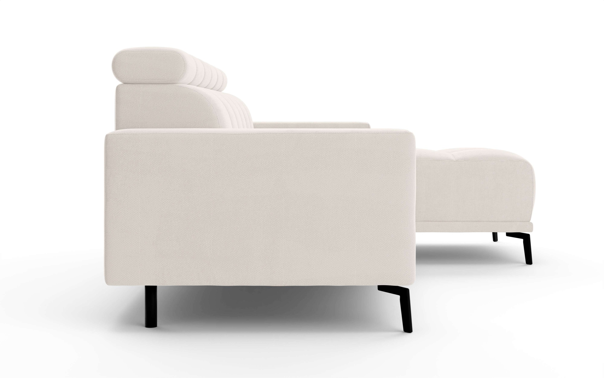 INOSIGN Ecksofa »CAZIE, Designsofa, L-Form, trendige Bubble-Optik,«, L-Form mit Wellenunterfederung, Recamiere rechts/links bestellbar