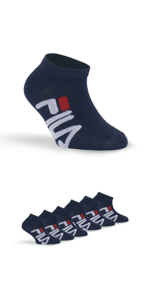 Fila Sneakersocken »JUNIOR UNISEX INVISIBLE  SOCKS« 6 Stk. tlg. mit Logoschriftzug seitlich