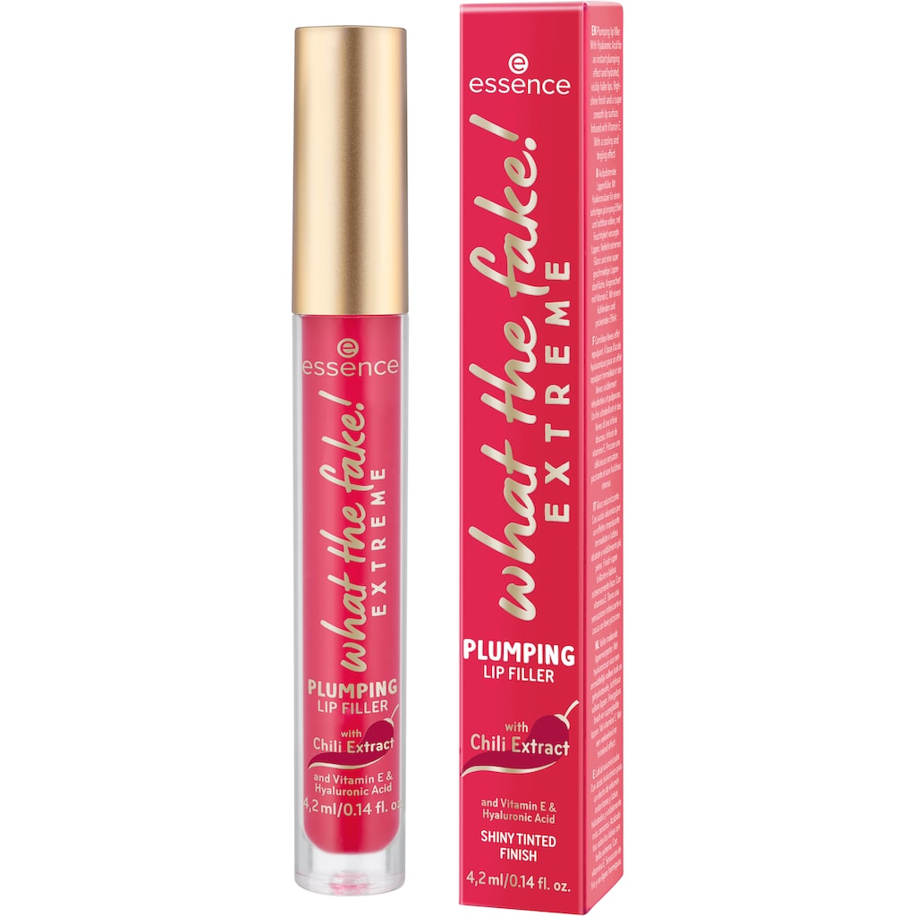 Essence Lip-Booster »what the fake! EXTREME PLUMPING LIP FILLER«, (Set, 3 tlg.)