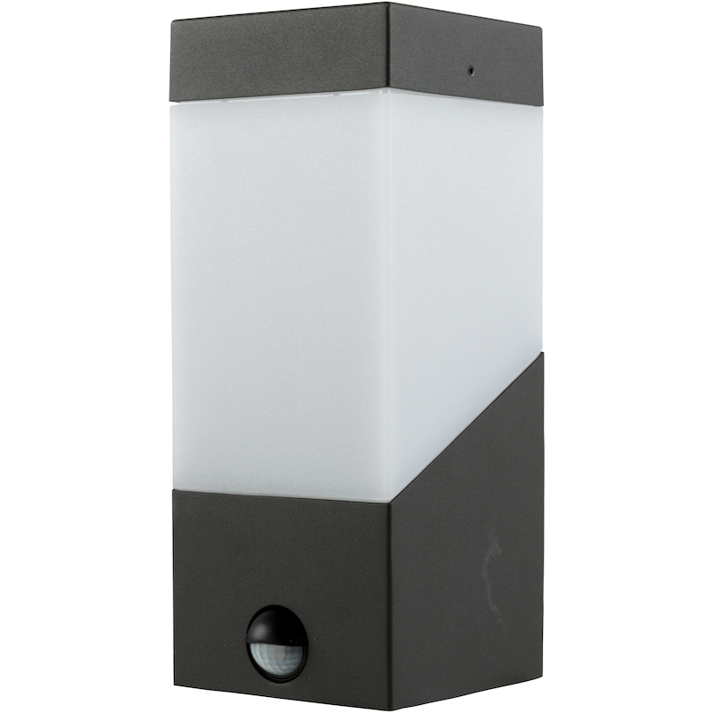 HEITRONIC Außen-Wandleuchte »Madeleine« E27 1 Stk. Wandlampe, Außenlampe, matter Rundum-Lichtaustritt, mit Bewegungsmelder anthrazit