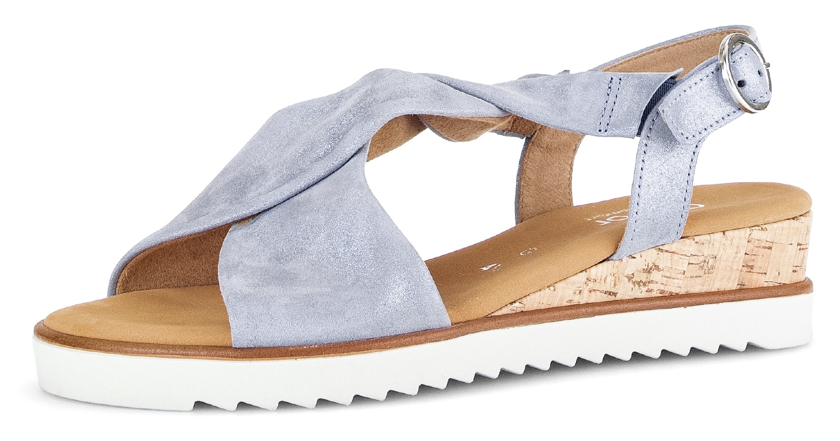 Gabor Sandalette »GENUA«  , Sommerschuh, Sandale, Keilabsatz, mit verstellbarem Fersenriemchen