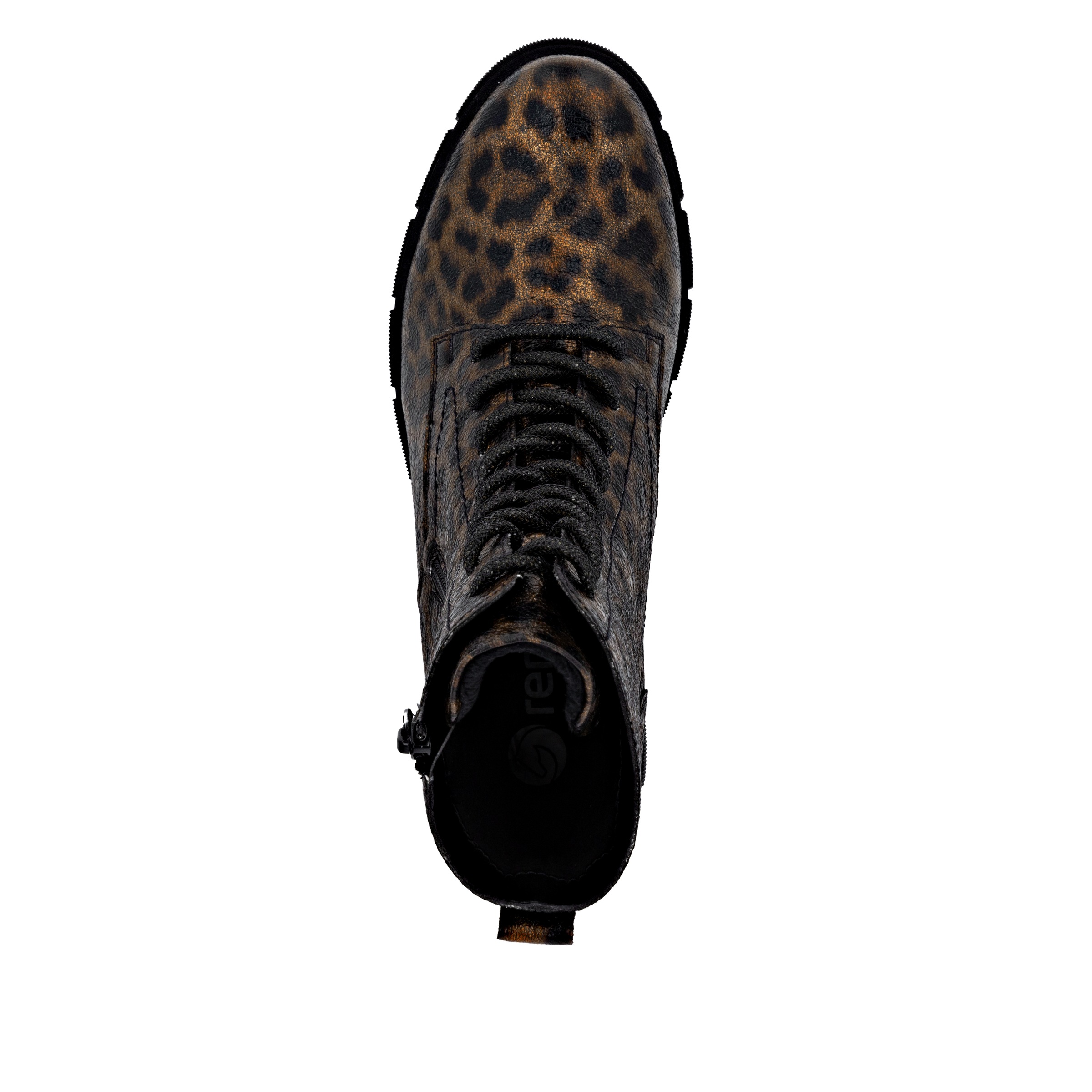 Remonte Schnürstiefelette, Schnürboots, Stiefelette, Profilsohle, mit Glitzer-Schnürsenkel