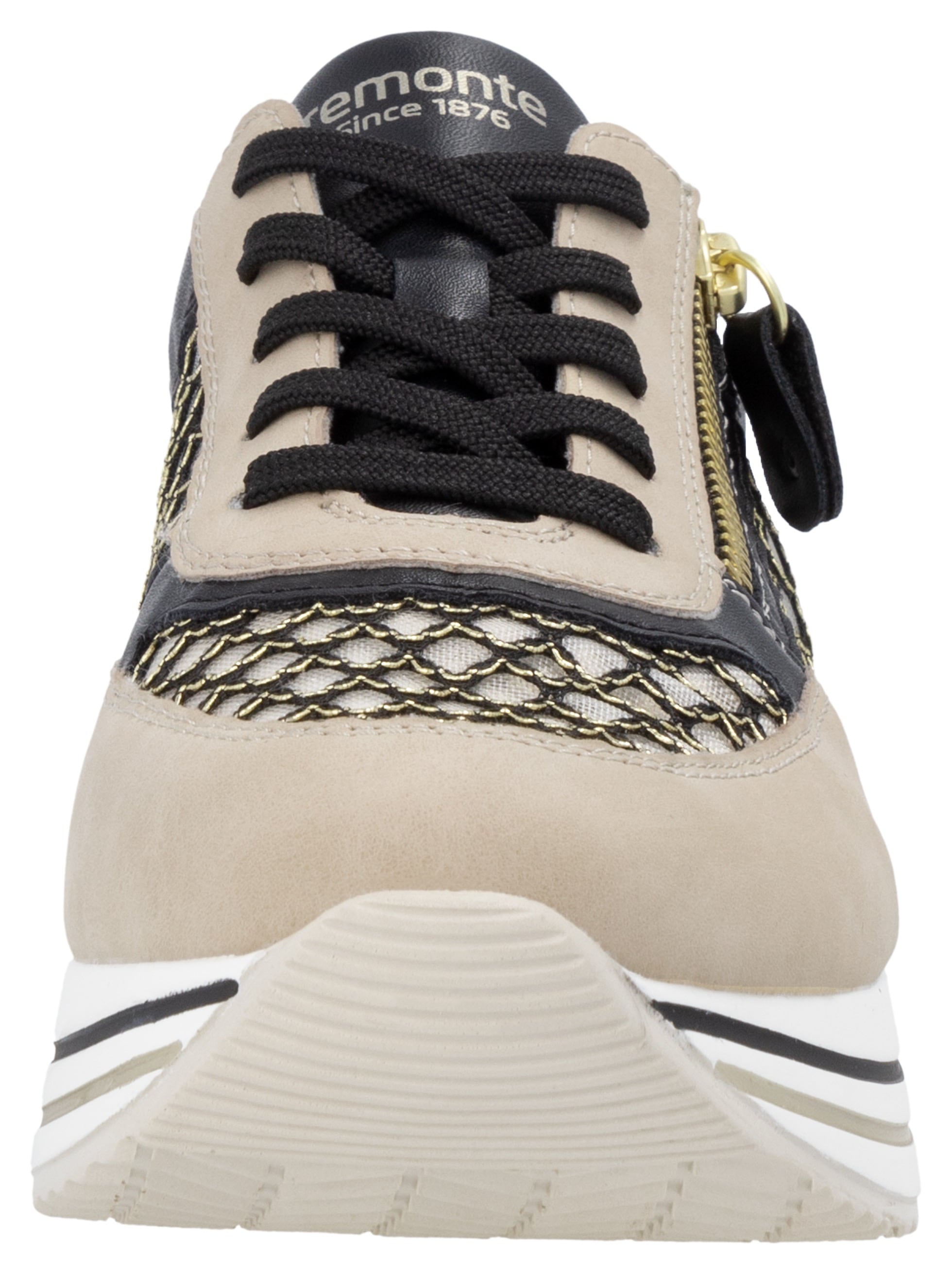 Remonte Plateausneaker  , Freiezitschuh, Halbschuh, Schnürschuh, vegan, Kontrastbesatz