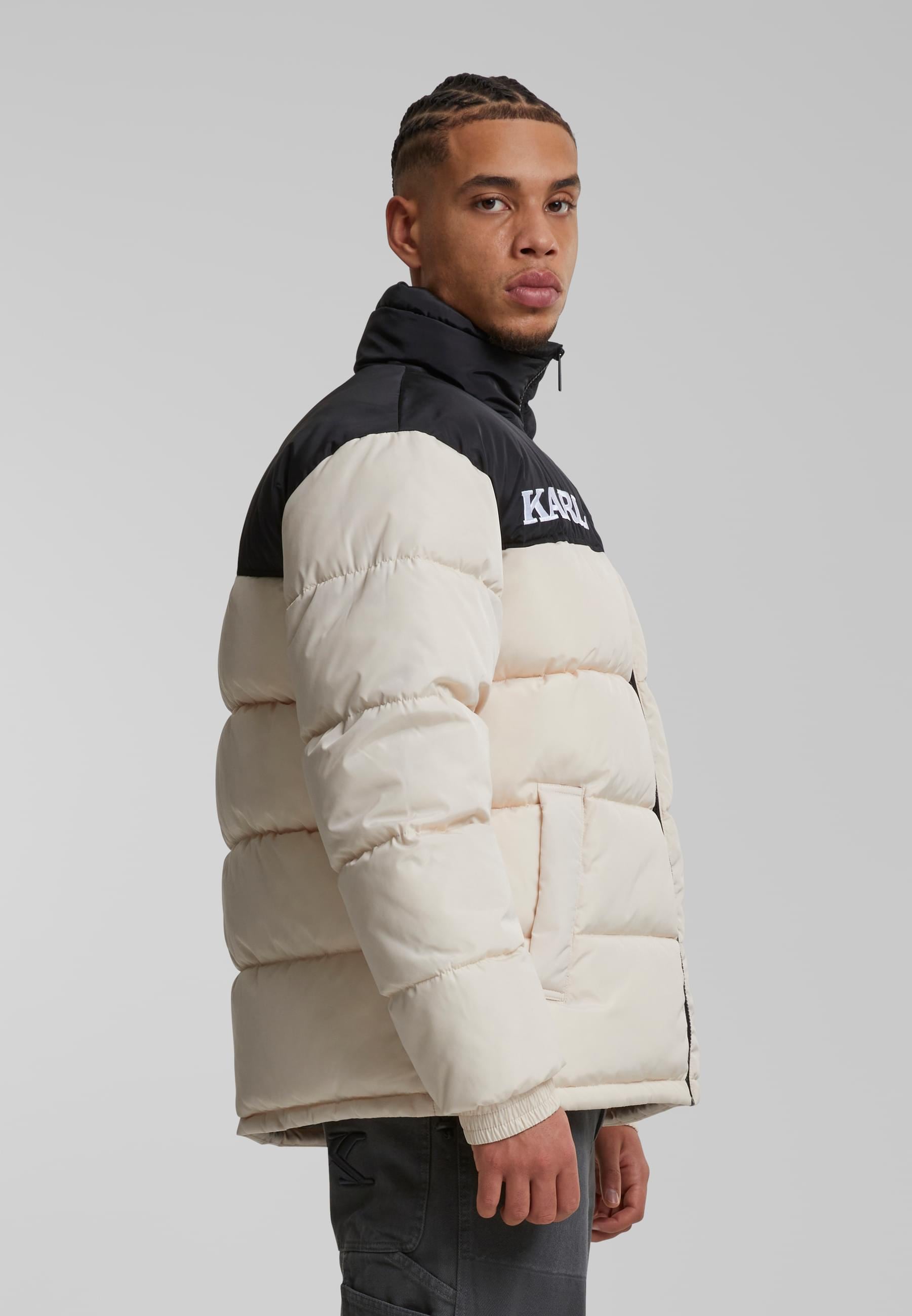 Karl Kani Winterjacke »Karl Kani Karl Kani Retro Essential Puffer Jacket« 1 Stk. tlg. ohne Kapuze